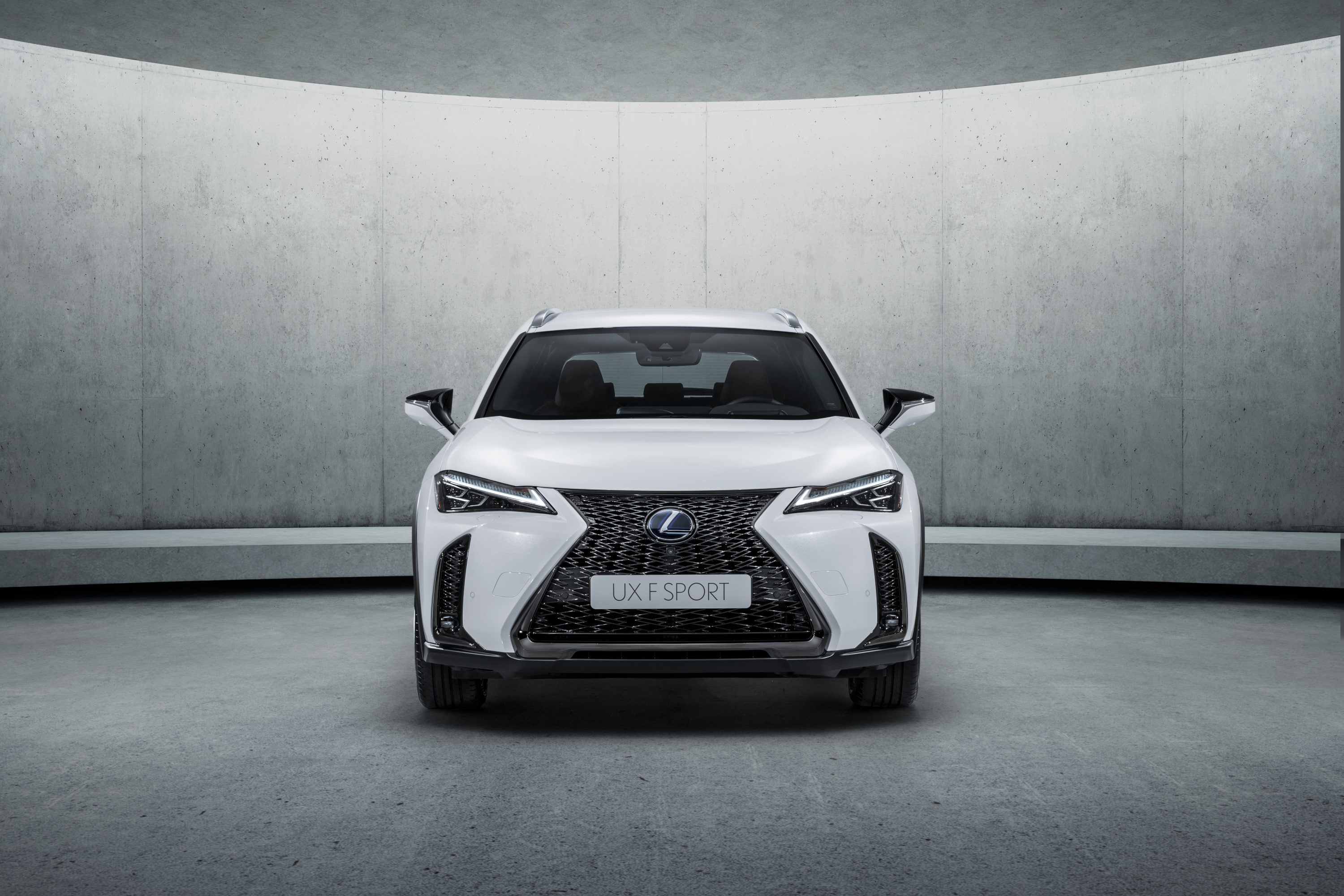 2018, white, 4K, Geneva Motor Show, vehicle, Lexus UX 250h F Sport, 2K, HD Wallpaper
