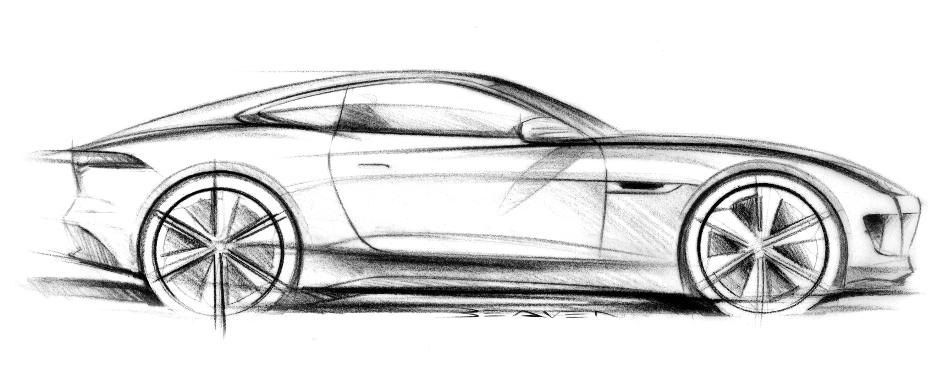 sketch, supercars, concept, supercar, pencil, 2K, 2011, c x16, drawing, jaguar, art, HD Wallpaper