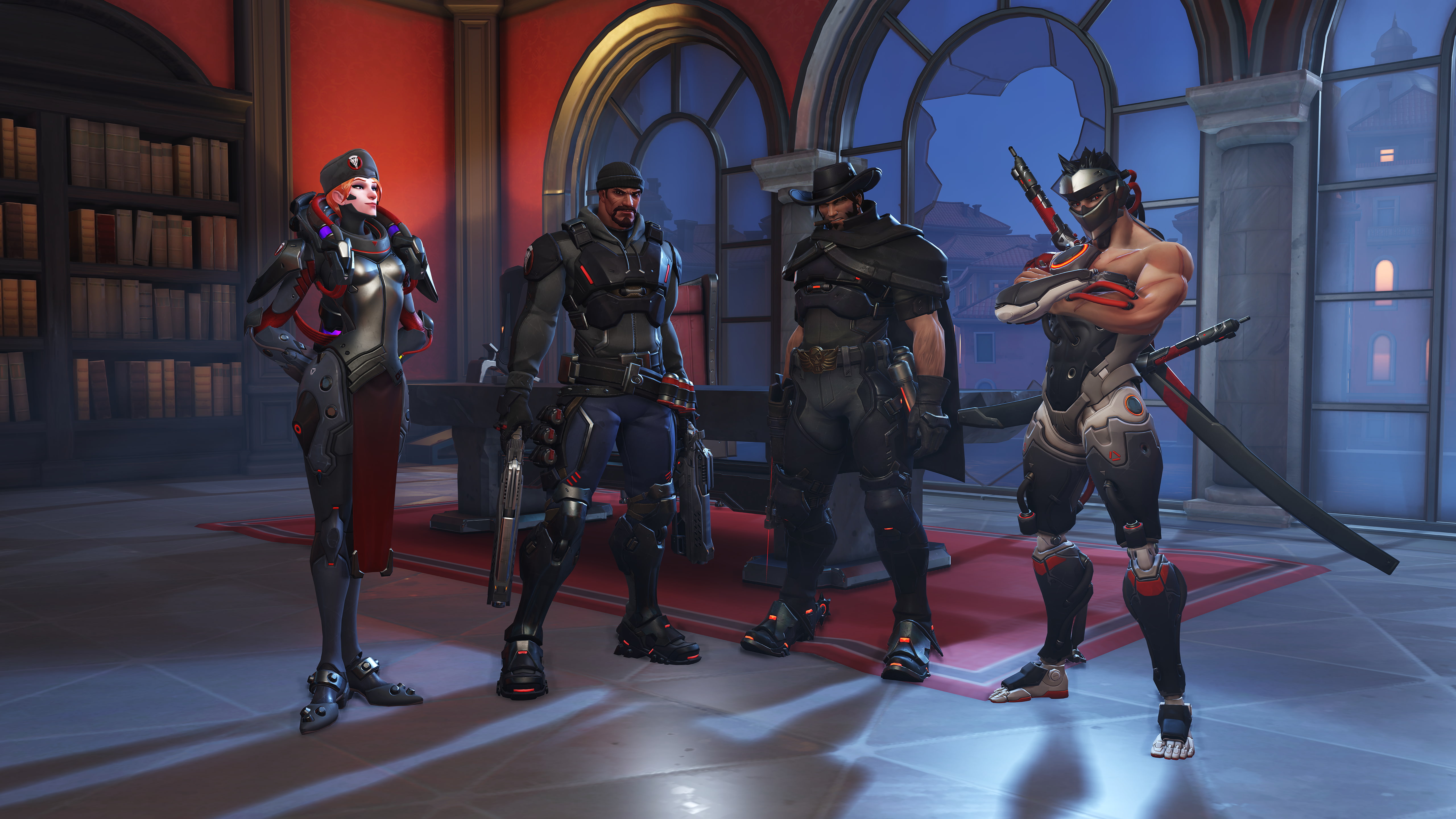 Overwatch, Reaper (Overwatch), Hanzo (Overwatch), Moira (Overwatch), 5K, Video Game, McCree (Overwatch), HD Wallpaper