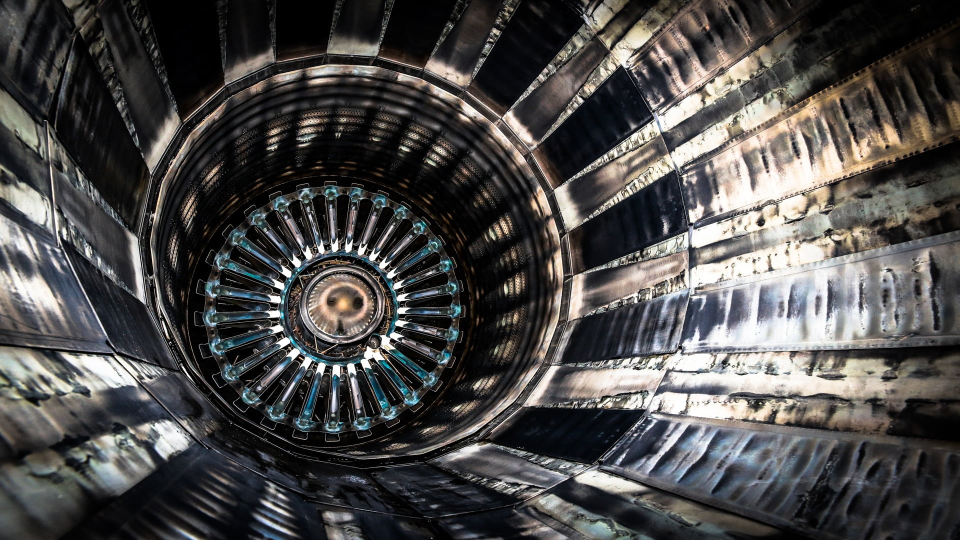 B-1B Lancer, Turbojet engine, Turbofan F101-GE-100, Afterburner camera, Turbojet, 1080P, B-1 Lancer, Engine, Rockwell B-1B Lancer, USAF, Strategic bomber, HD Wallpaper