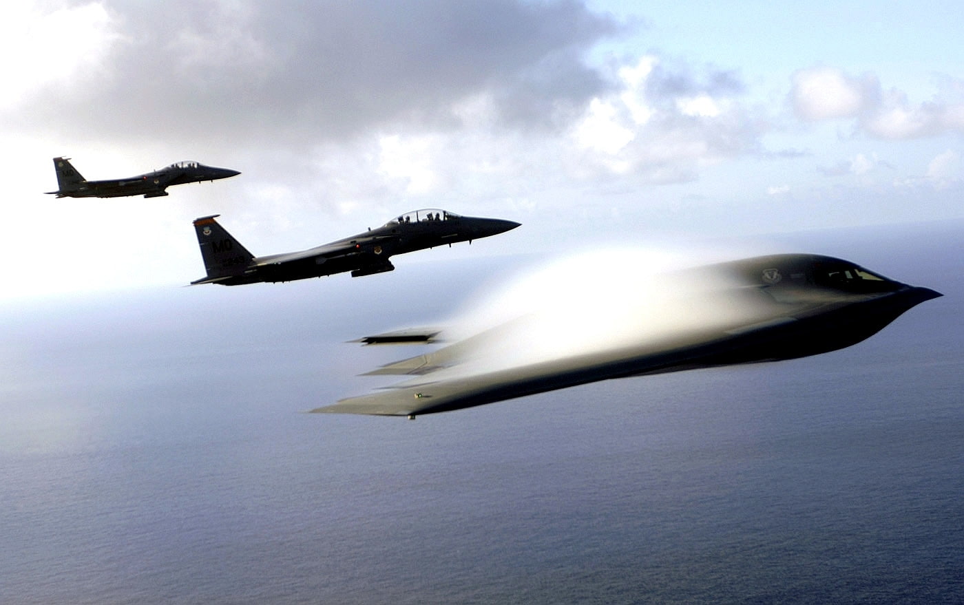 b, F-15 Eagle, 720P, oceans, art, nature, hd, eagle, f, aircraft, spirit, b-2 spirit, HD Wallpaper