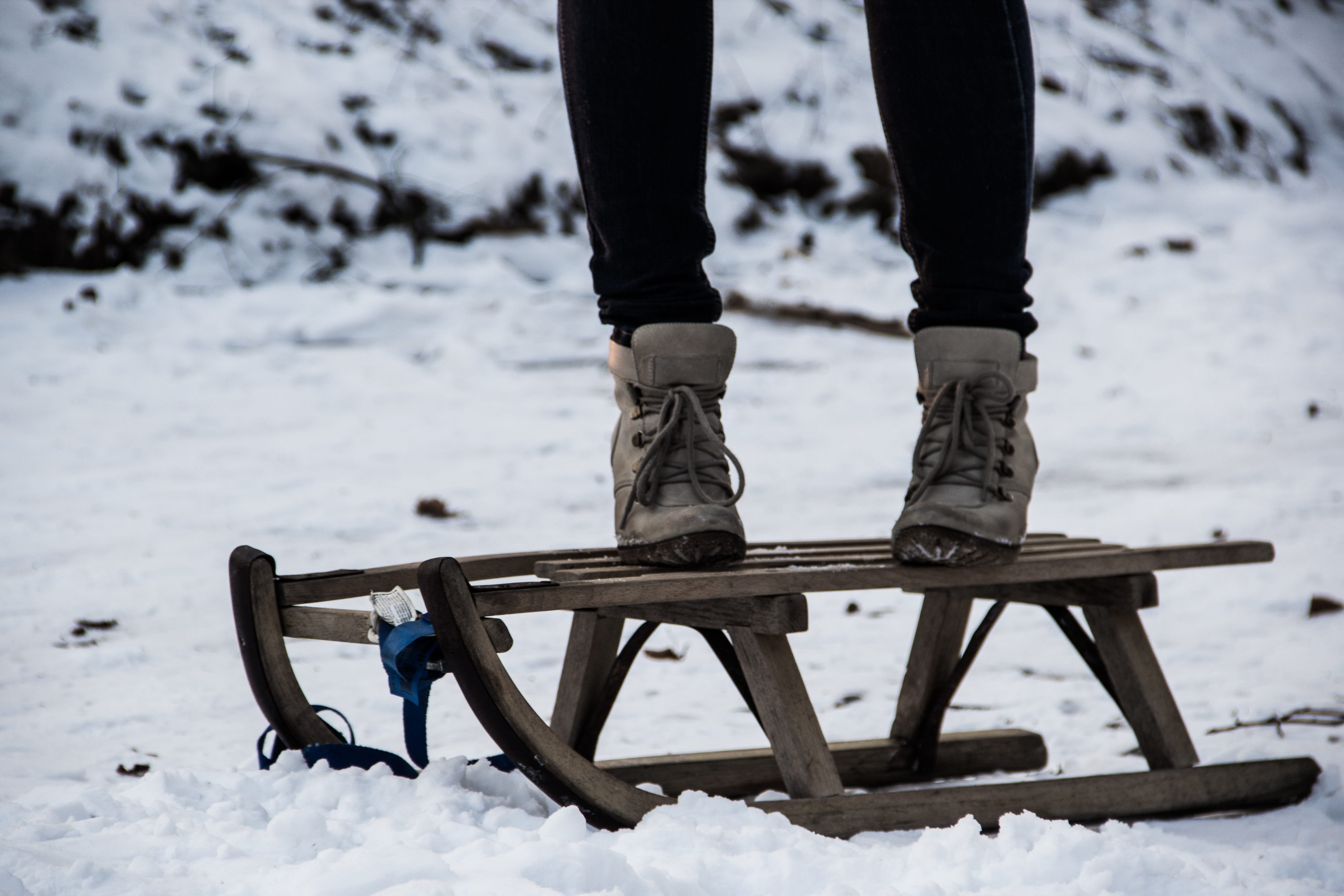human body part, time, relaxation, youthful, outdoor, body part, young, sled, playful, common cold, soft, cool, snowcapped mountain, day, sledging, lifestyles, HD Wallpaper