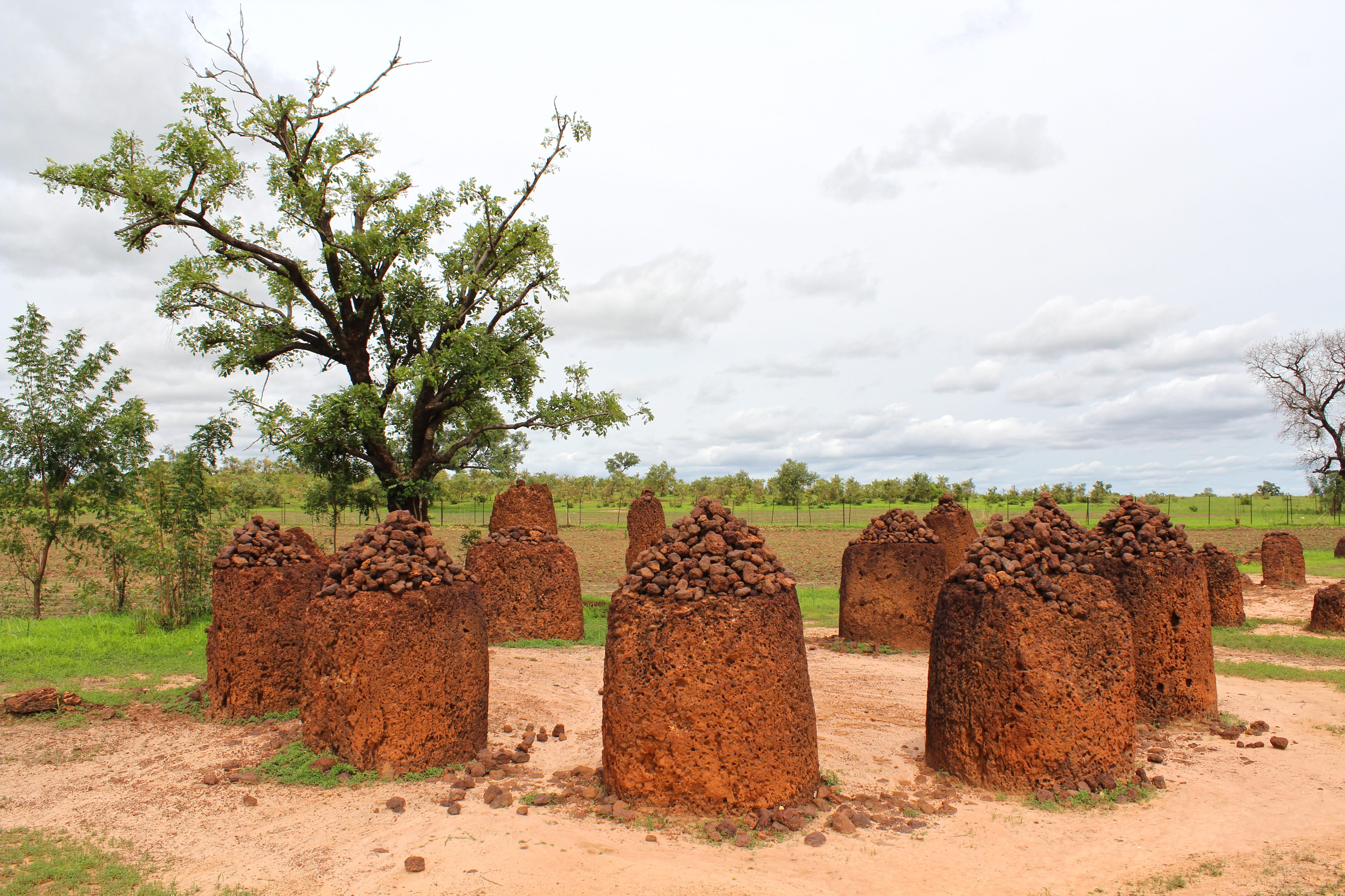the past, ancient, land, gambia, outdoors, wassu, old, africa, built structure, 5K, field, tranquil scene, landscape, sand, west, tree, environment, sunlight, HD Wallpaper