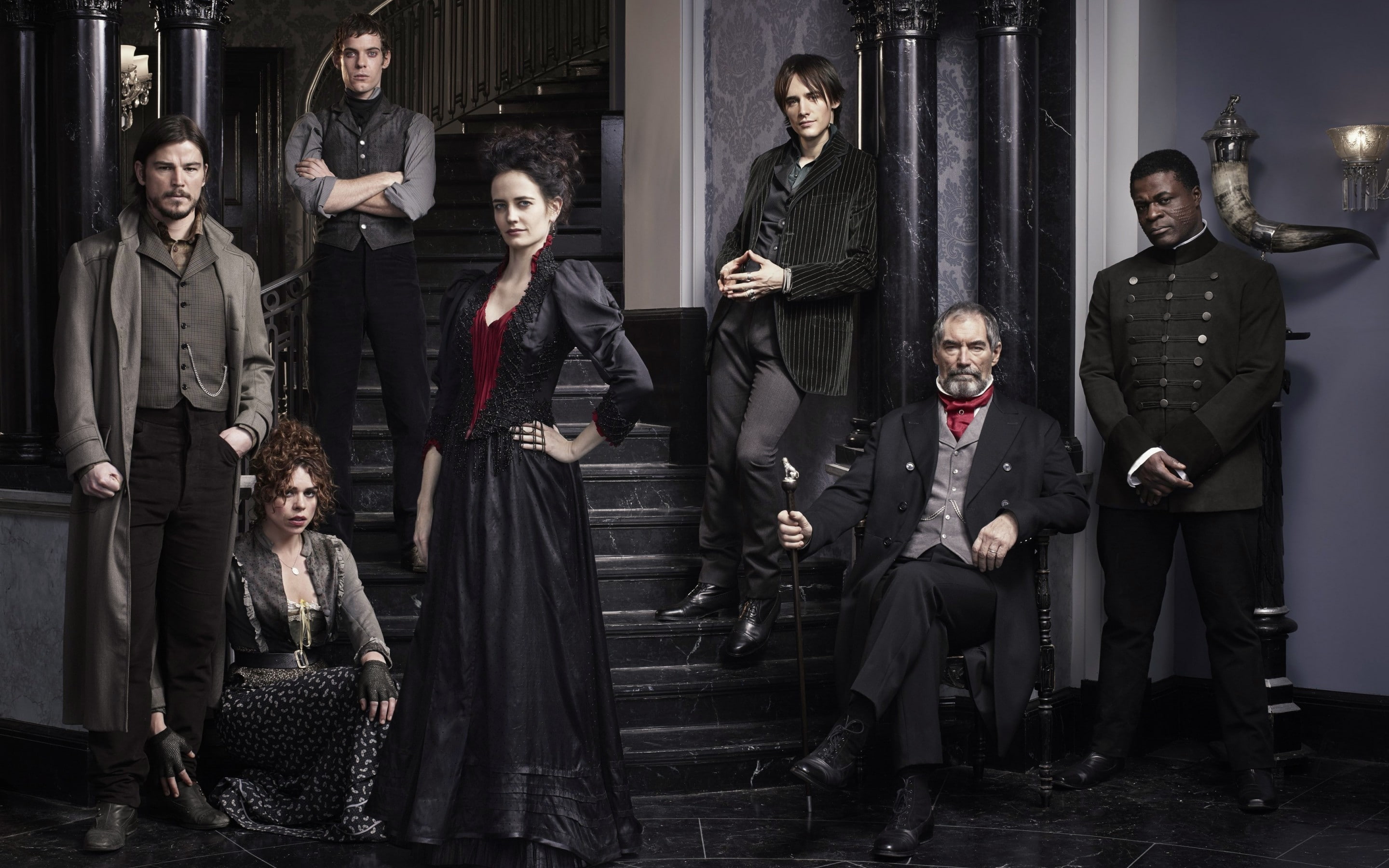 penny, dreadful, women, s, long, gown, black, sleeve, 2K, Penny Dreadful, HD Wallpaper