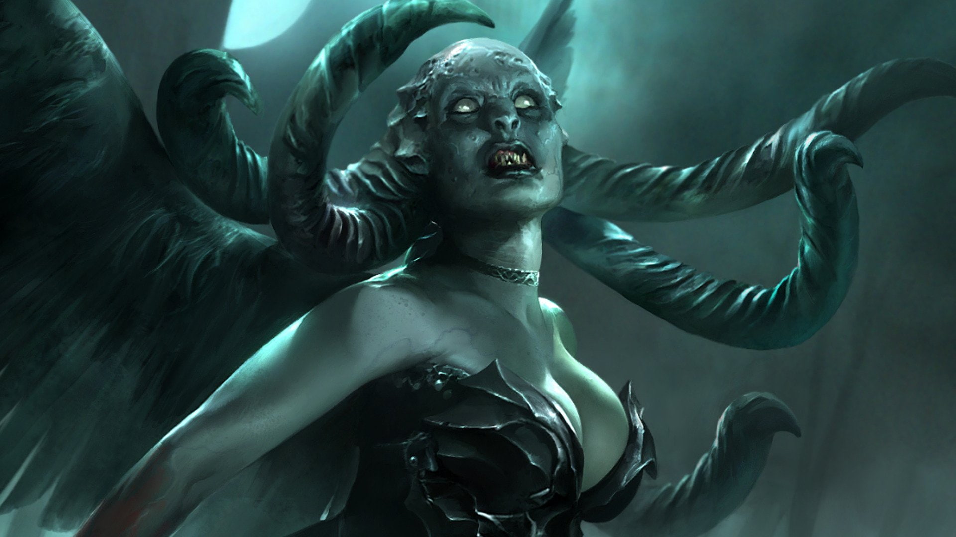 visara, Magic: The Gathering, dreadful, Game, 1080P, HD Wallpaper