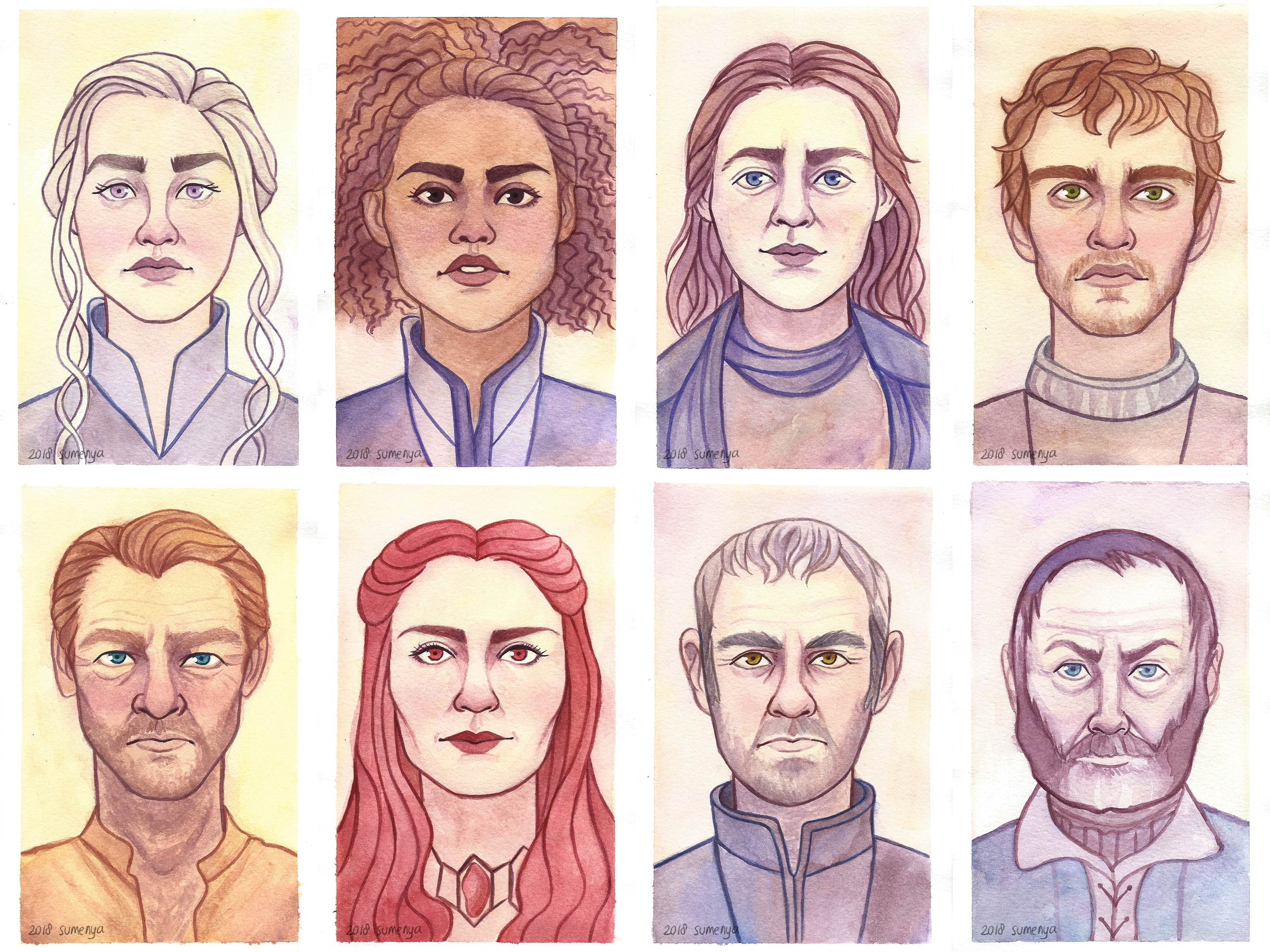 Jorah Mormont, Missandei (Game Of Thrones), Davos Seaworth, Yara Greyjoy, Theon Greyjoy, Daenerys Targaryen, TV Show, 2K, Game Of Thrones, Melisandre (Game of Thrones), HD Wallpaper