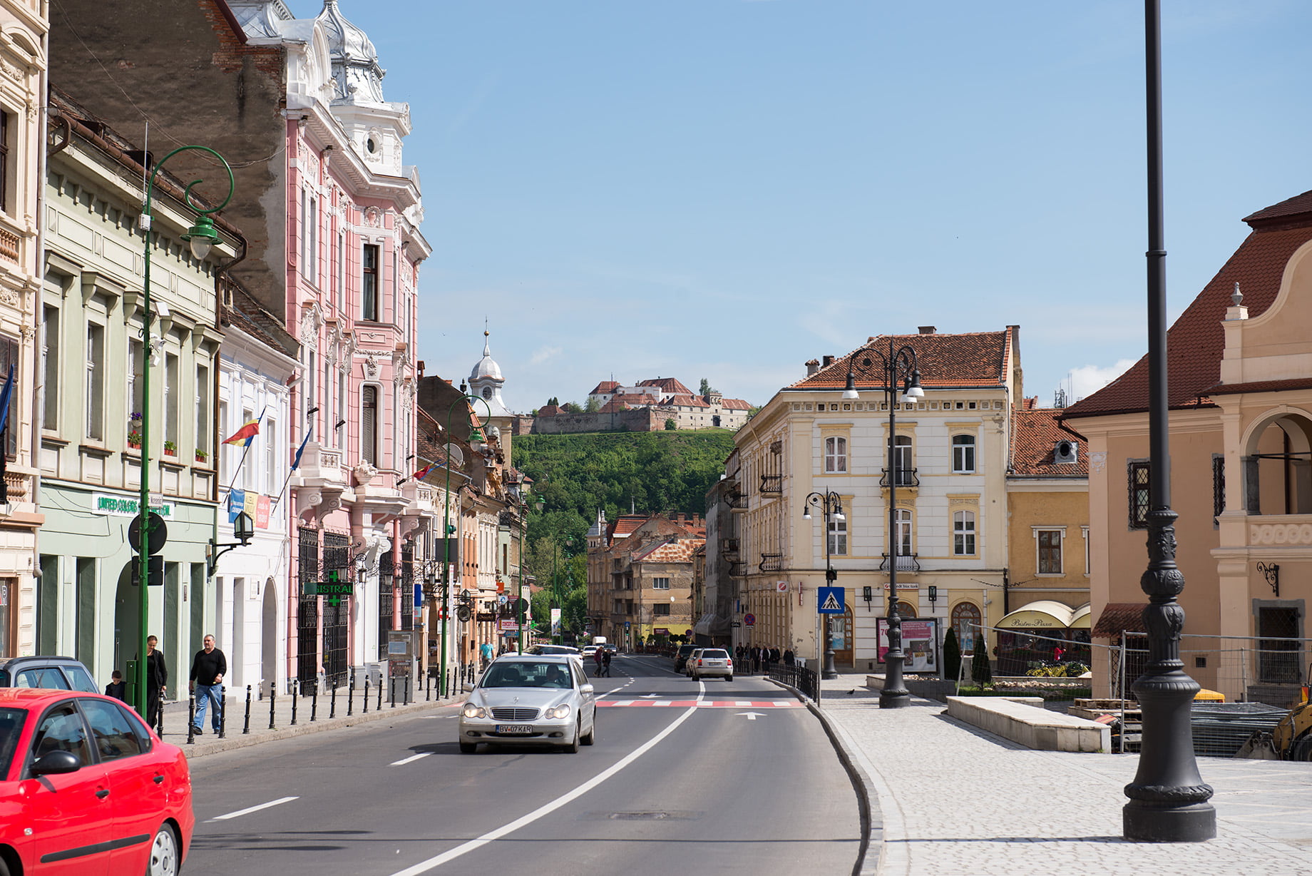 Nikkor, Roumanie, history, Nikon  D800, Europe, cityscape, street, Brasov, gray, town, Braşov, Nikon D800, cityscapes, urban Scene, 720P, Европа, Romania, HD Wallpaper