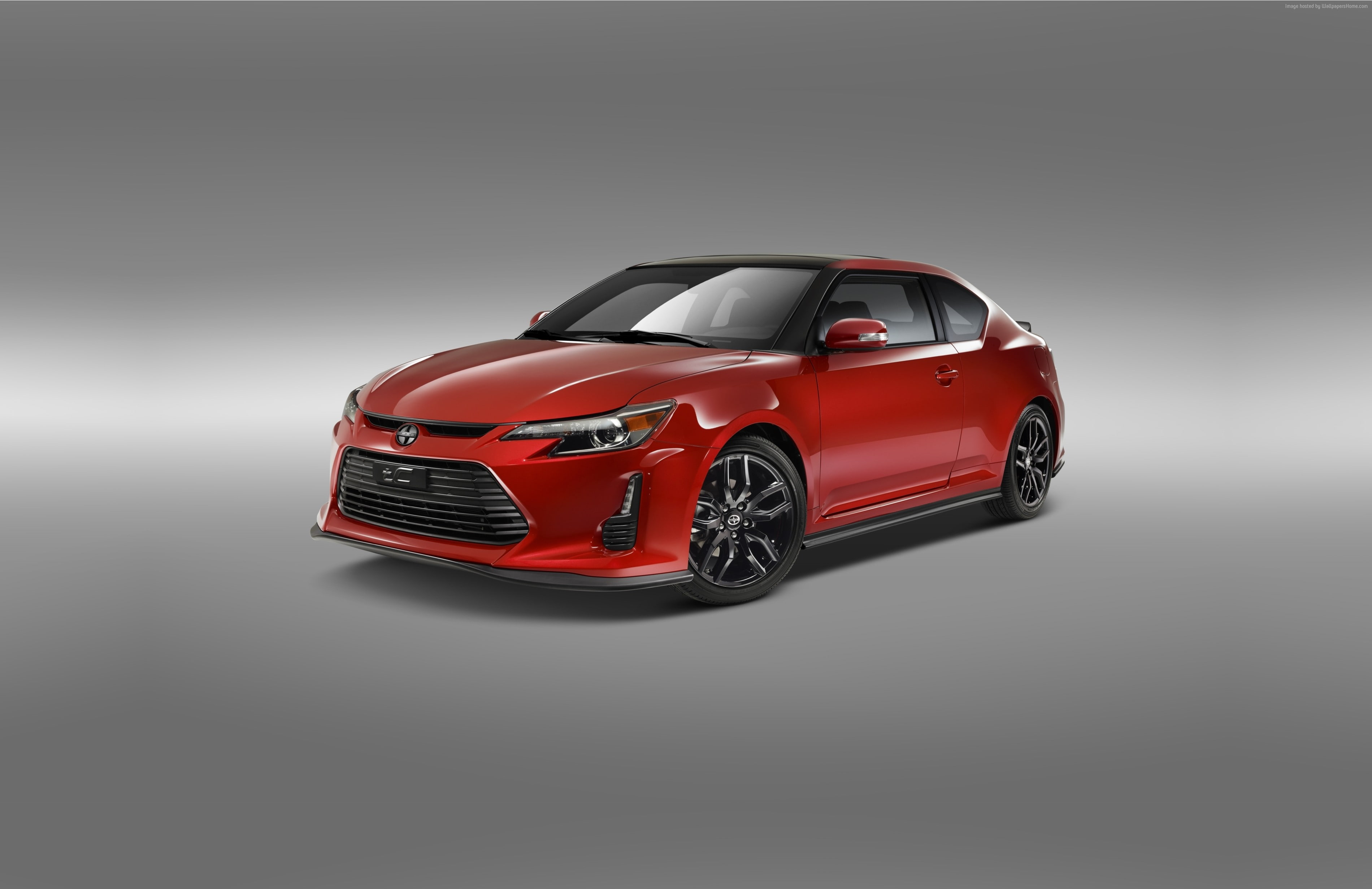 red, 2K, Scion tC, NYIAS 2016, Release Series 10.0, HD Wallpaper
