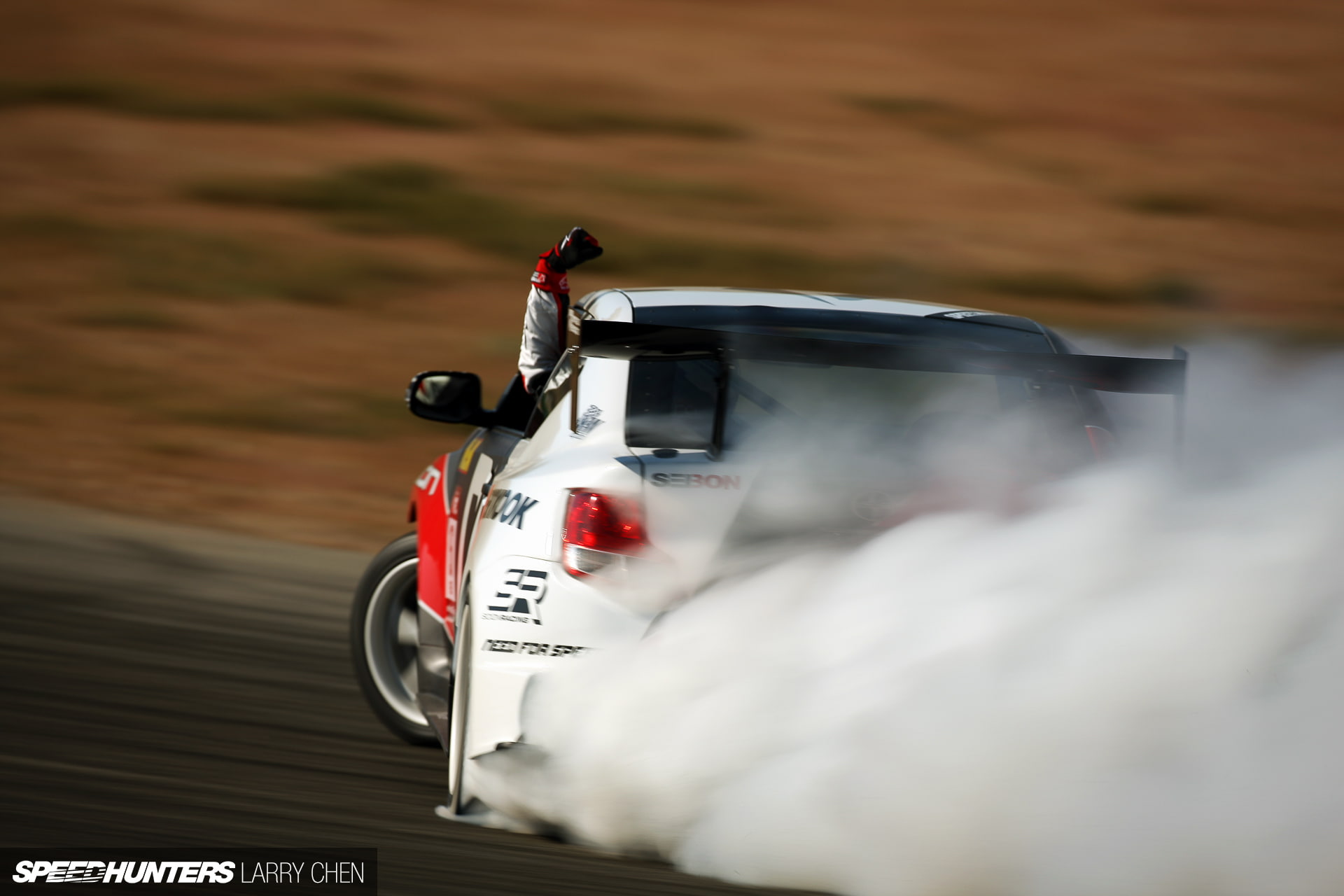 white, red, hd, cars, car, scion, smoke, tc, drift, 1080P, HD Wallpaper