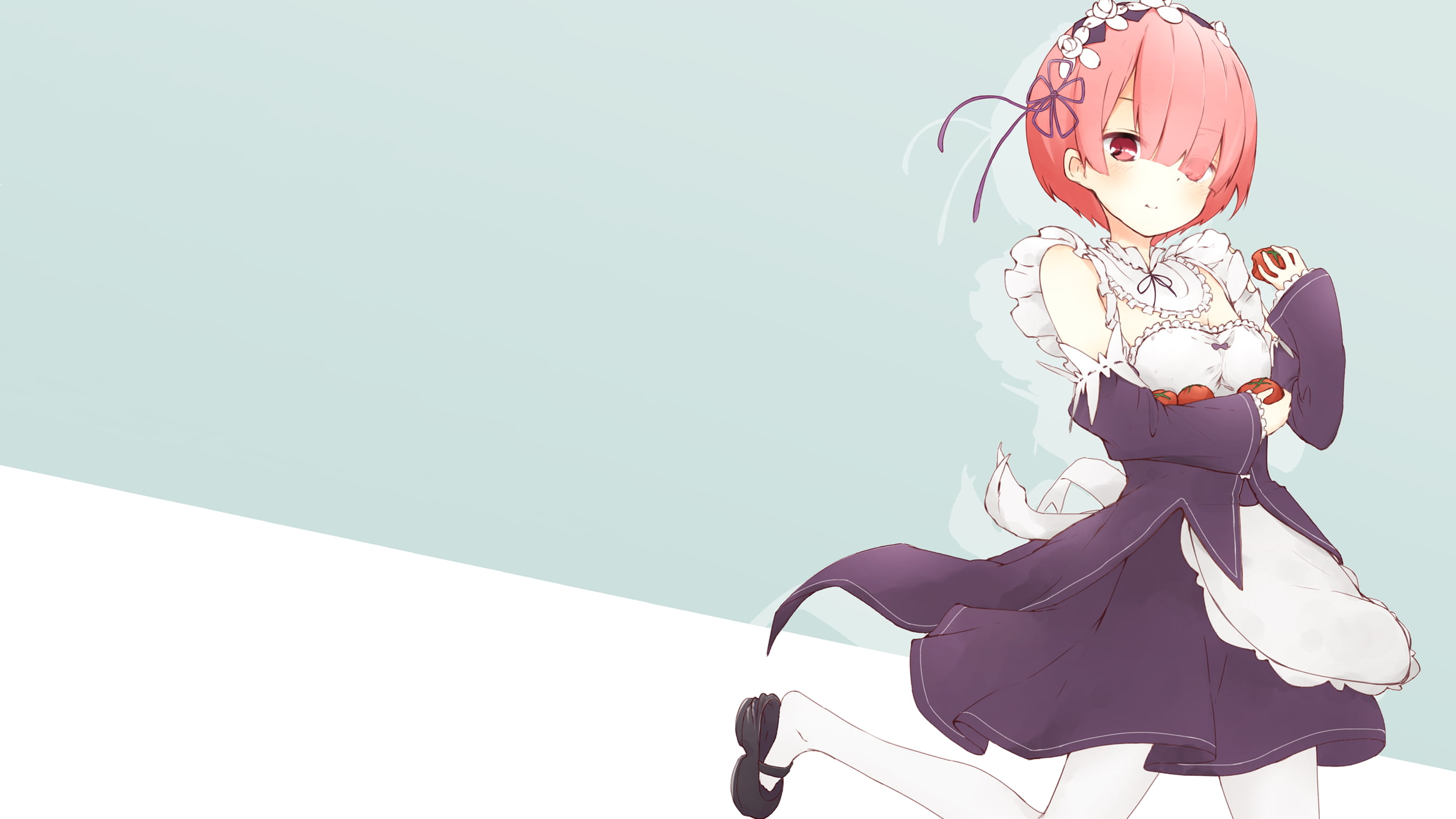 1080P, Ram (Re:Zero), anime girls, Re:Zero Kara Hajimeru Isekai Seikatsu, anime, HD Wallpaper