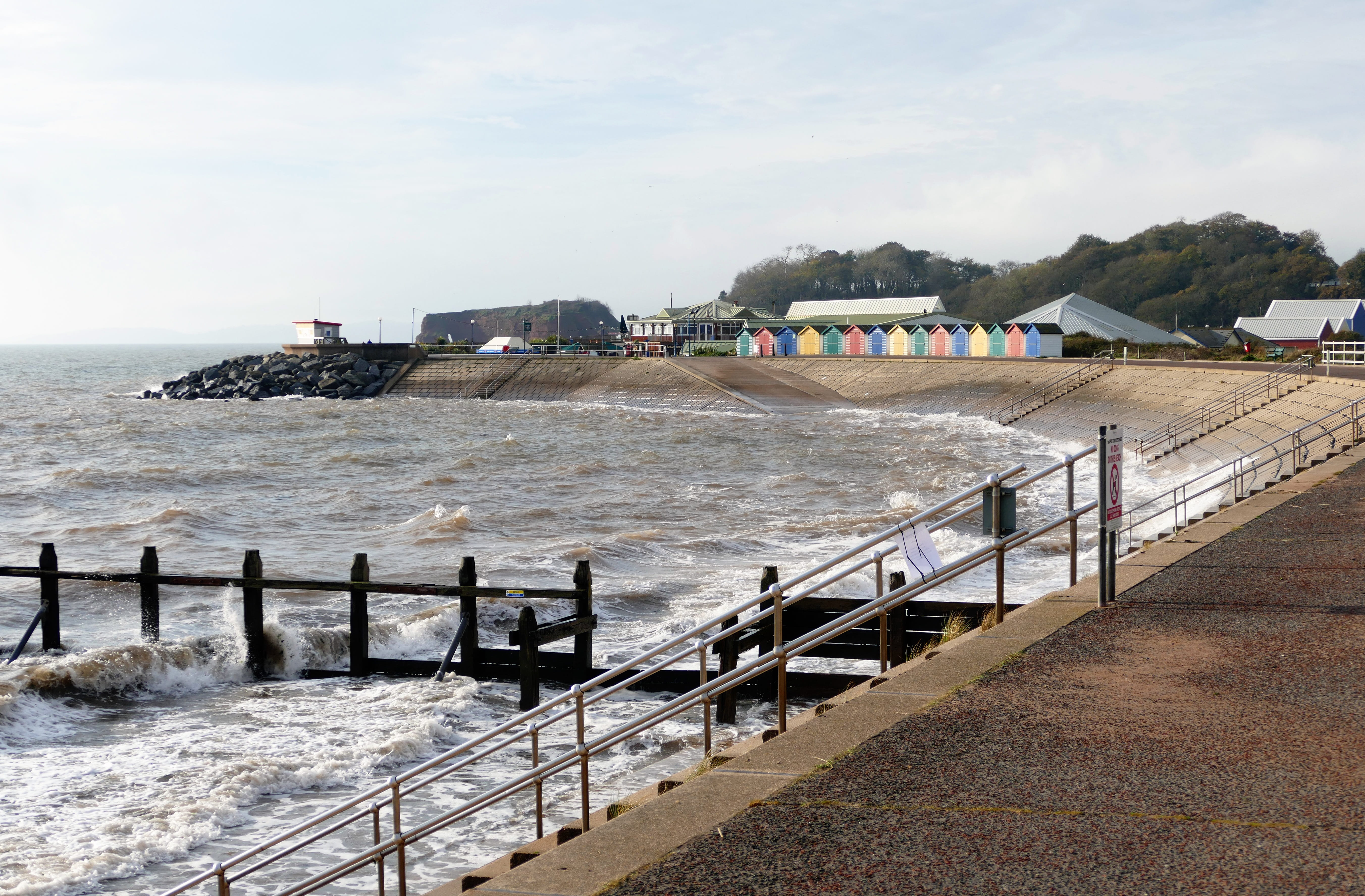 scenery, Dawlish Warren, scenics - nature, great, day, nature, water, outdoors, blue, railing, tide, britain, Coast, england, european, rural, cloud - sky, HD Wallpaper