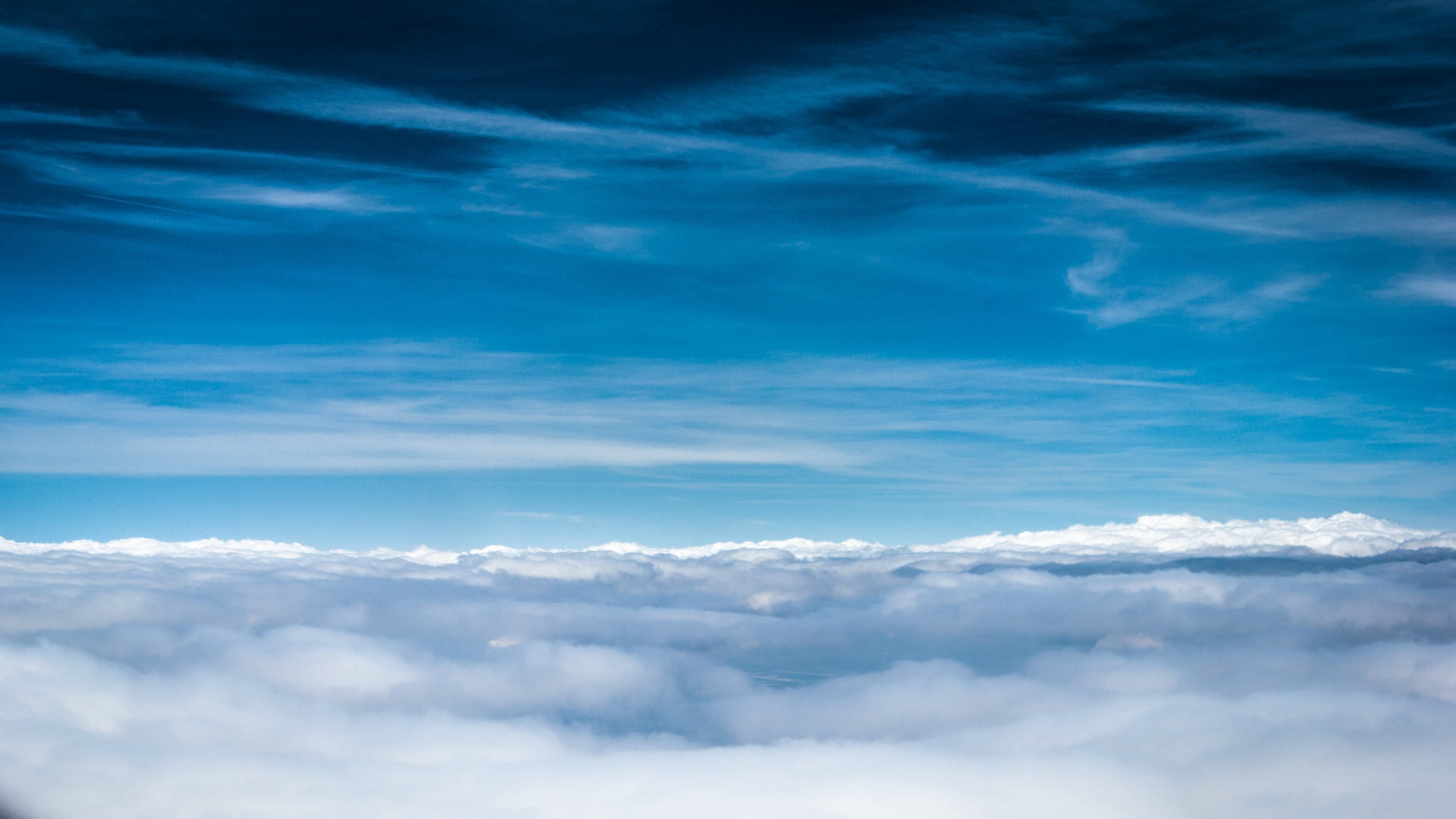 aerial View, travel, high Up, outdoors, stratosphere, summer, fluffy, mountain, mid-Air, low angle view, high Angle View, backgrounds, tranquil scene, space, HD Wallpaper