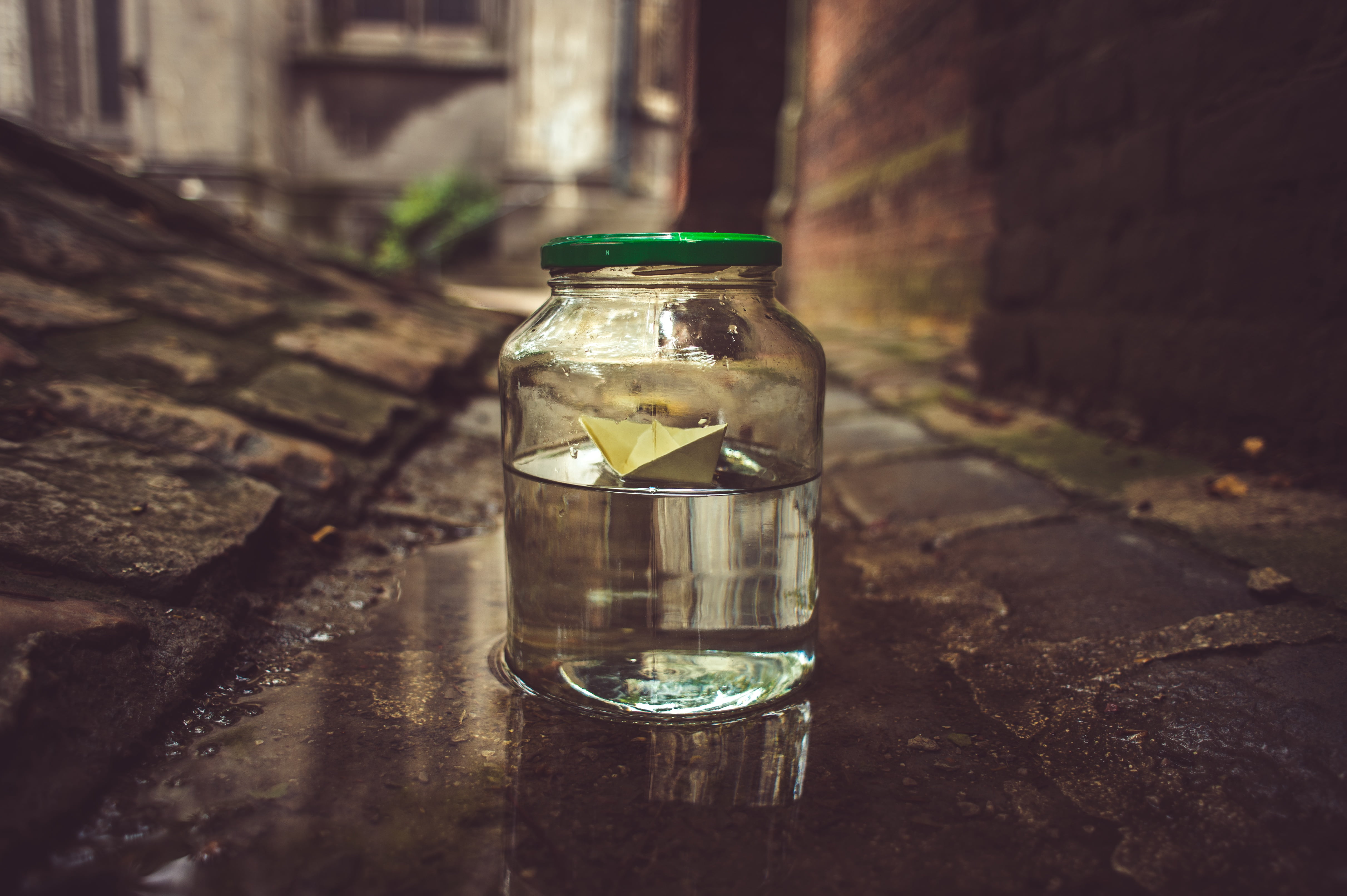 4K, our world, Bank, reality, street, boat, HD Wallpaper