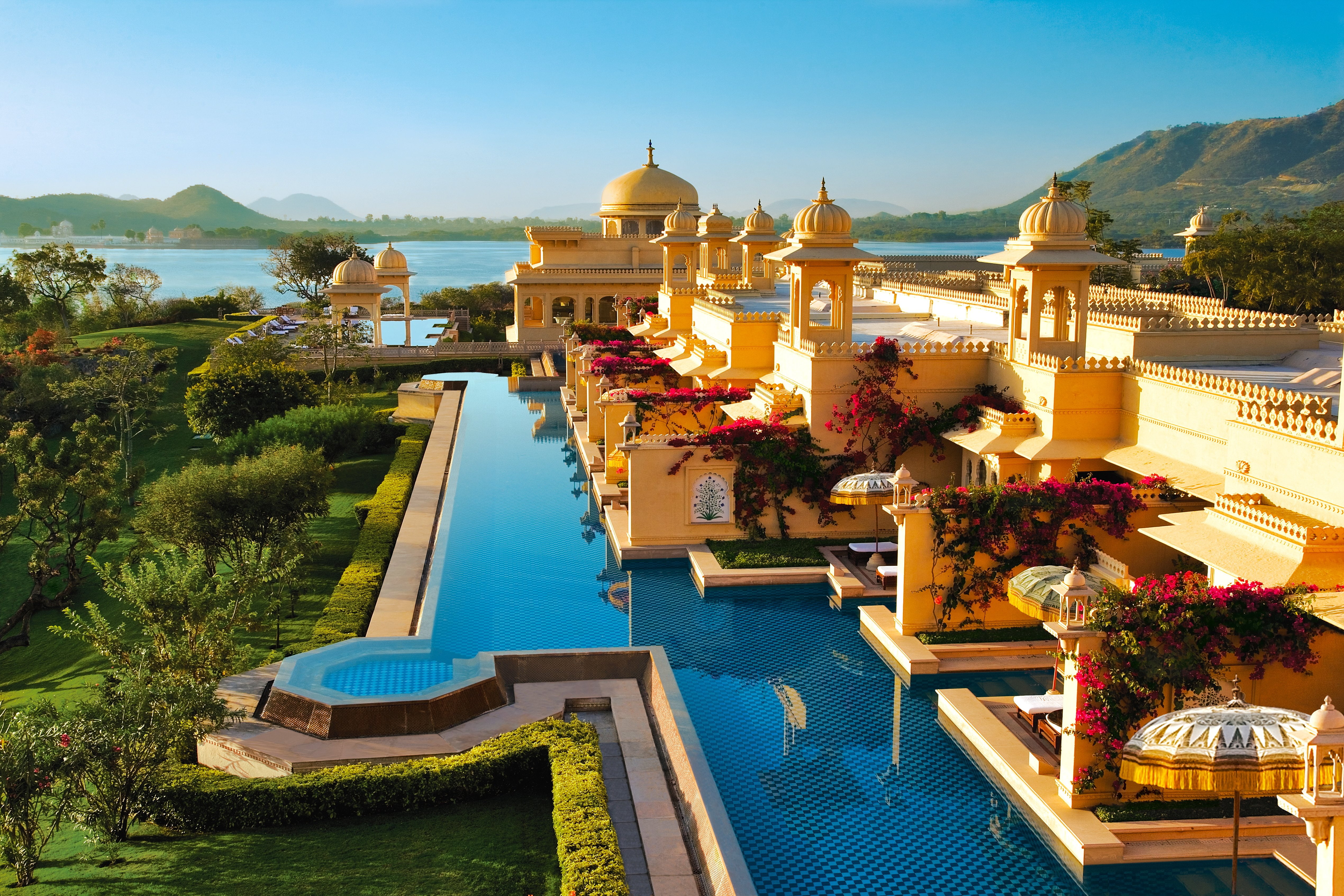 landscape, design, hotel, beach, 4K, pool, sea, india, species, habitat, HD Wallpaper