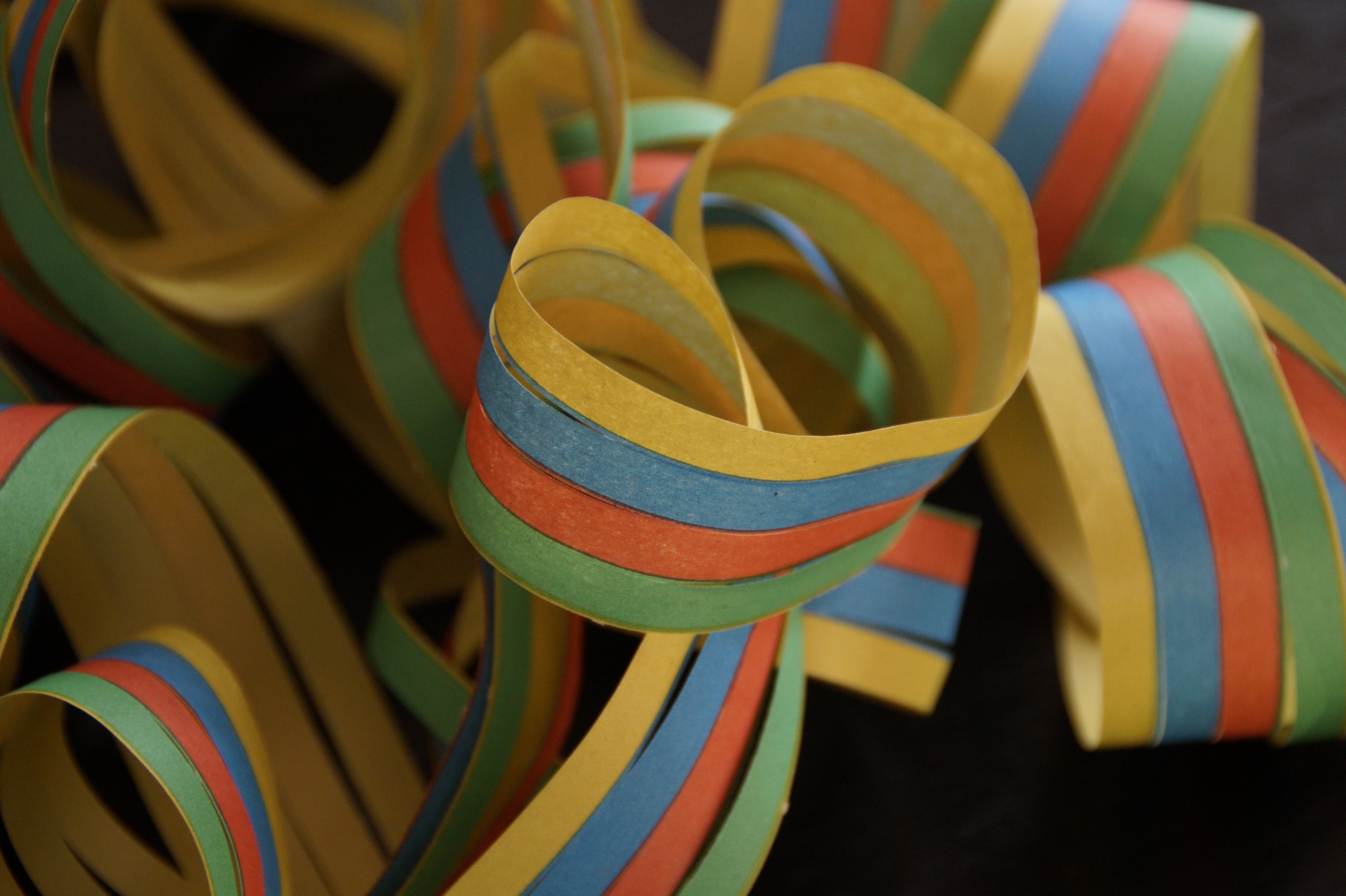 streamer, variation, decorate, fasnet, festival, day, children, celebration, carnival, birthday, close-up, art and craft, deco, chaos, ribbon, choice, pattern, HD Wallpaper