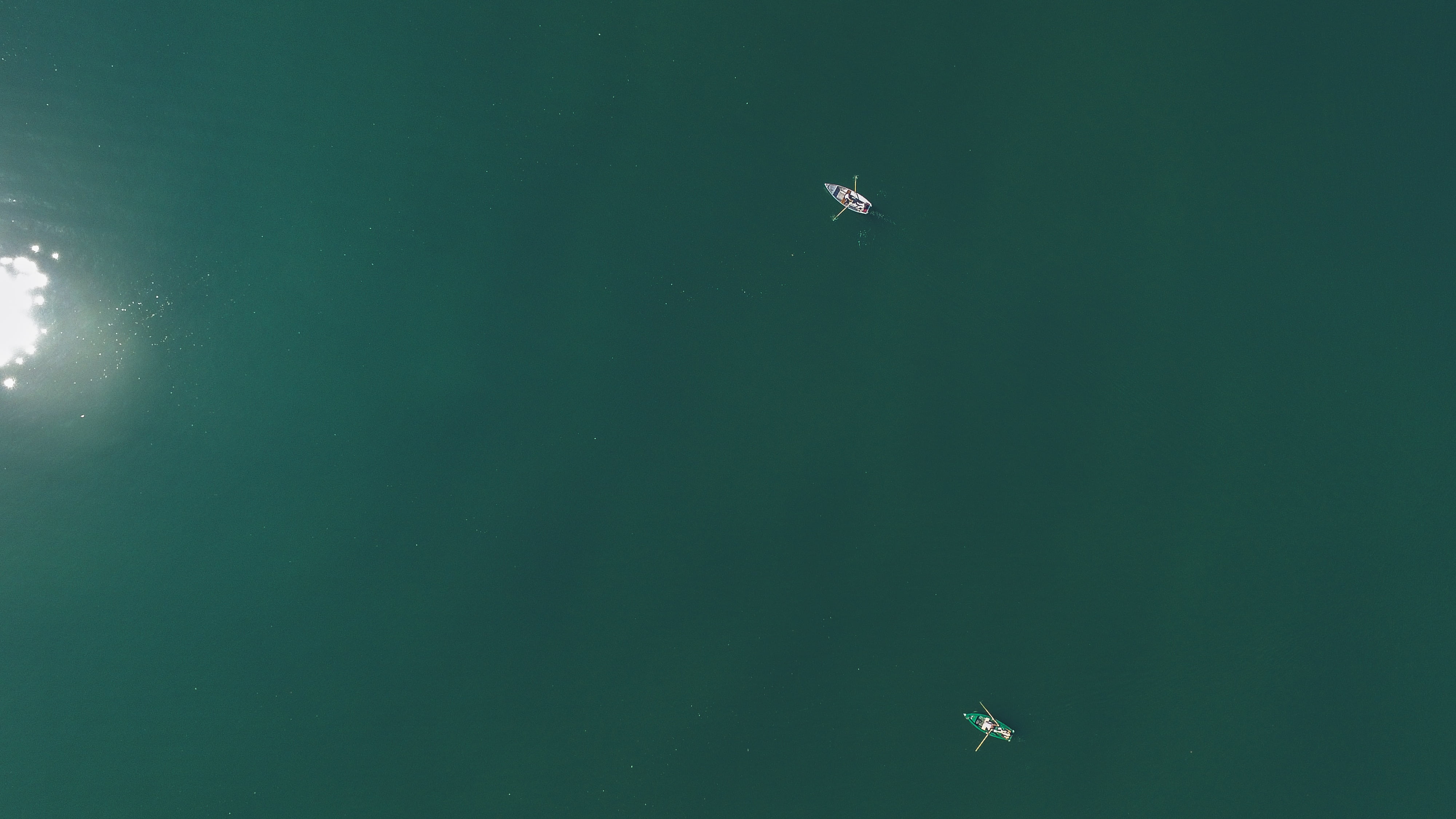 mid-air, beauty in nature, animal wildlife, person, riding, underwater, one animal, vertebrate, outdoors, boats, nature, water, full frame, mode of transportation, HD Wallpaper