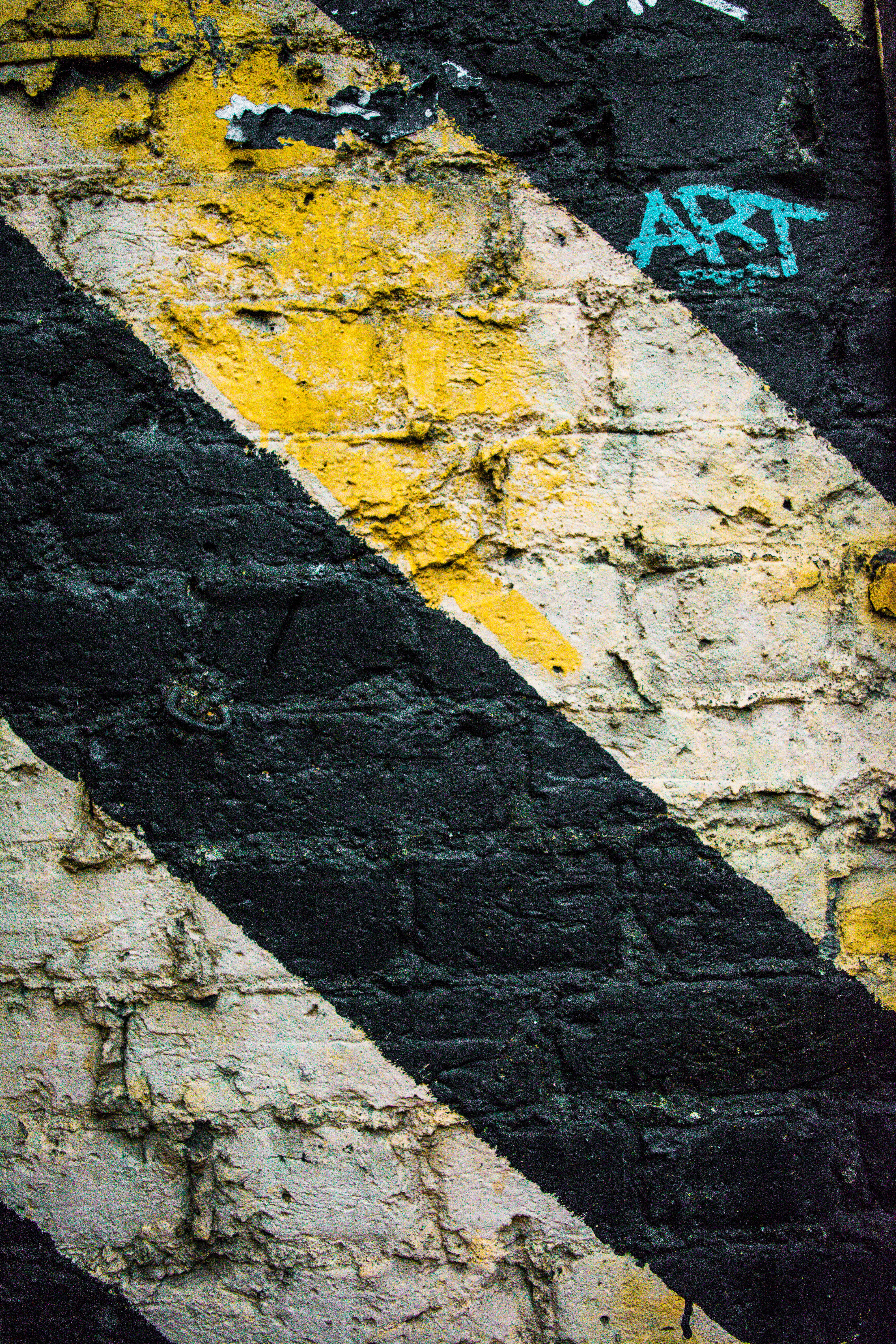stone Material, black, close-up, rough, solid, white, full frame, grunge, no people, outdoors, old, day, yellow, lines, architecture, the past, wall - Building Feature, Phone HD Wallpaper