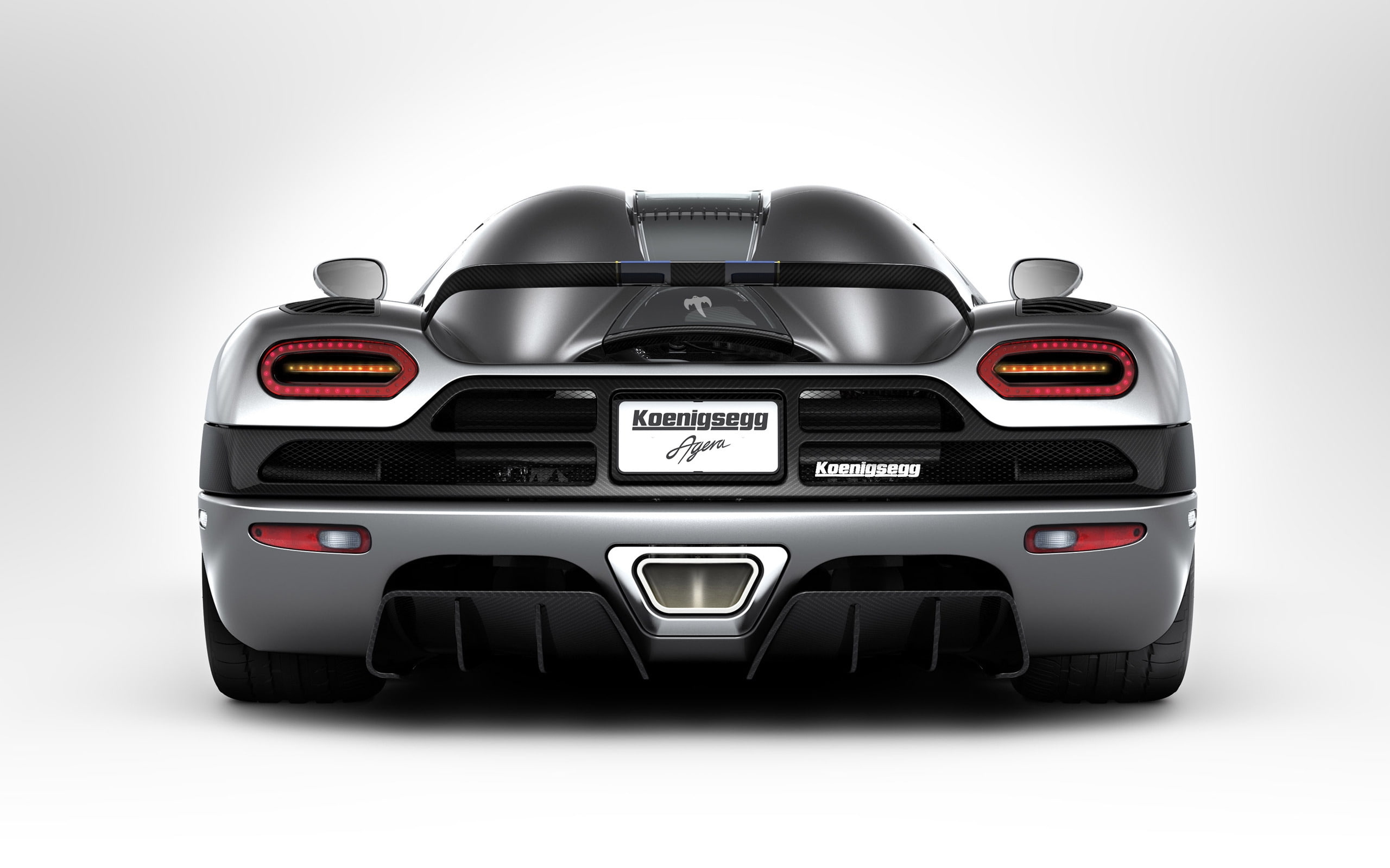 koenigsegg, agera, Koenigsegg Agera, luxury, car, 2K, rear, grey, HD Wallpaper