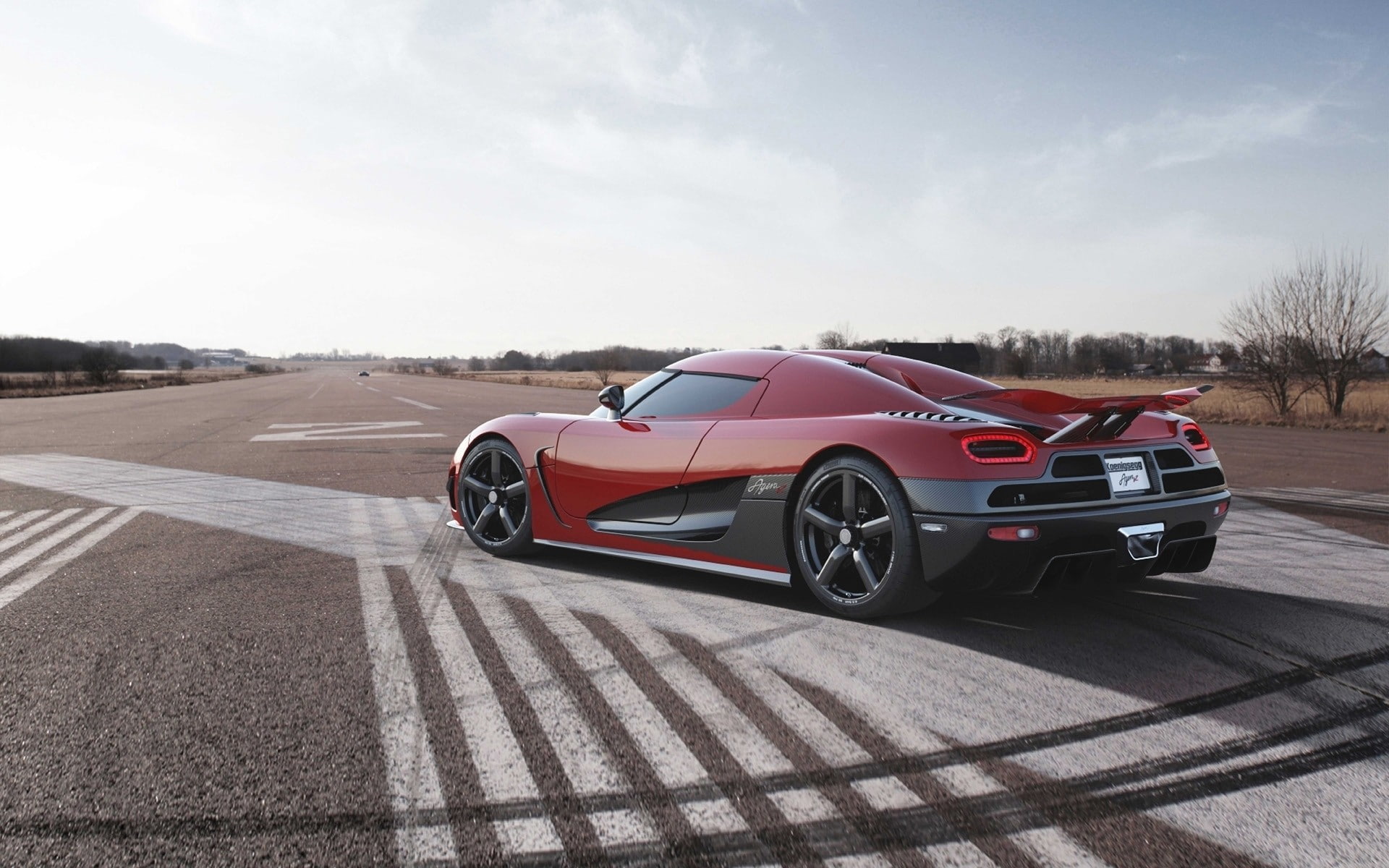 hd, 1080P, super, agera, koenigsegg, cars, car, red, HD Wallpaper