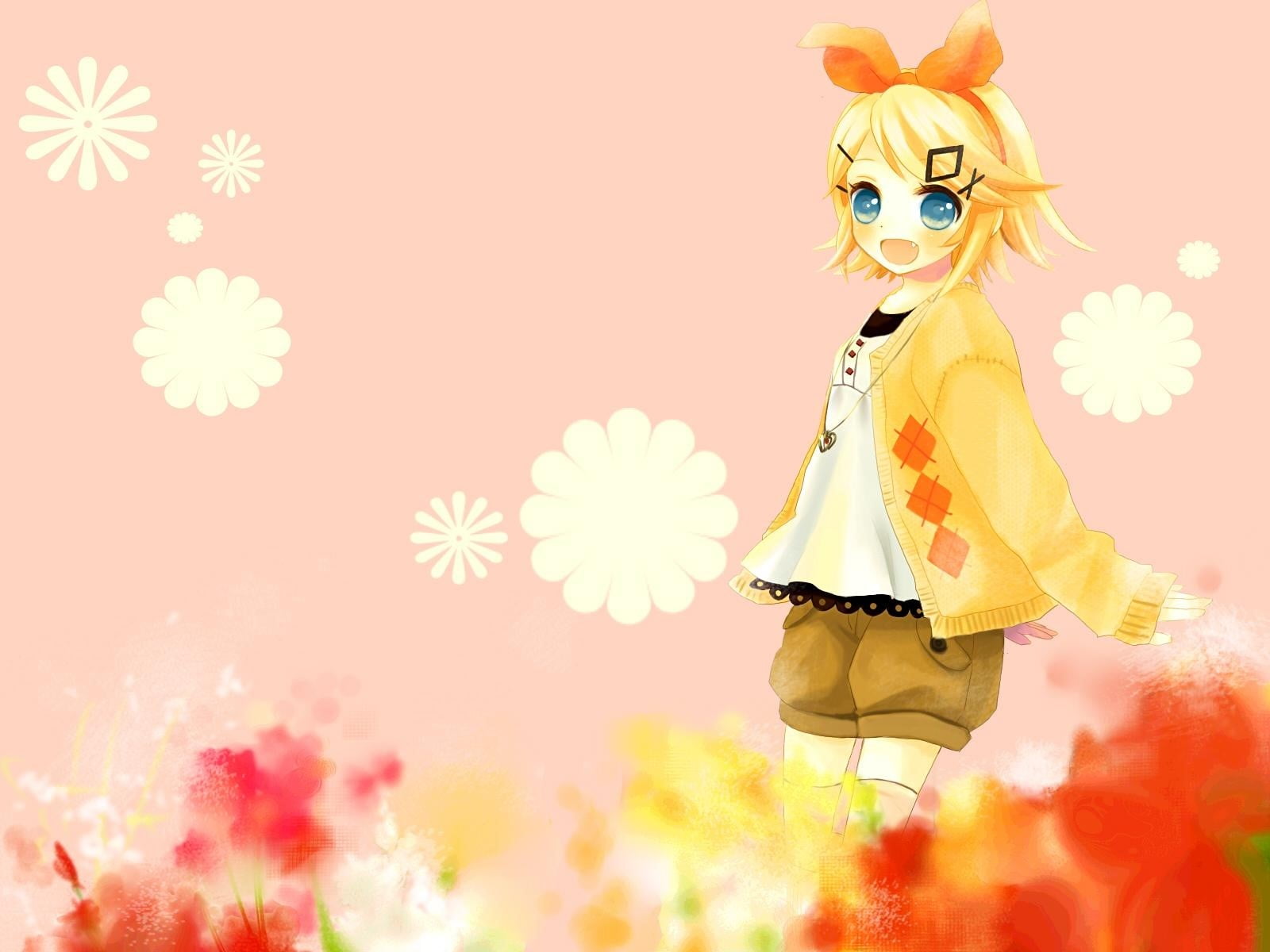 celebration event, studio shot, event, Anime, females, Girl, holiday, nature, digital composite, costume, portrait, celebration, one person, Flowers, Enthusiasm, HD Wallpaper