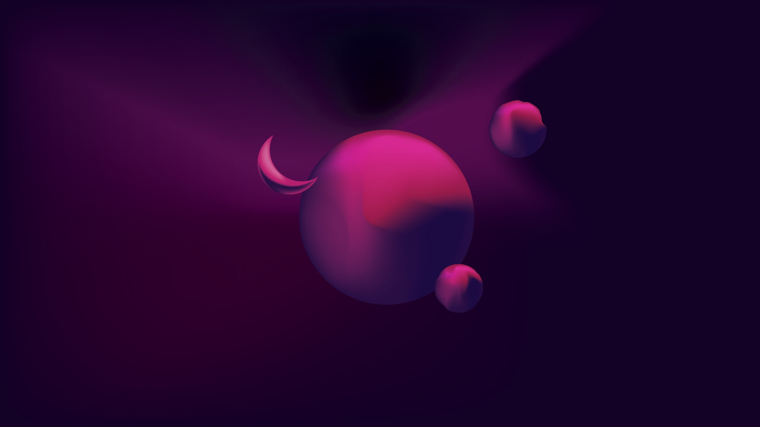 fluent, space, design, 2K, HD Wallpaper