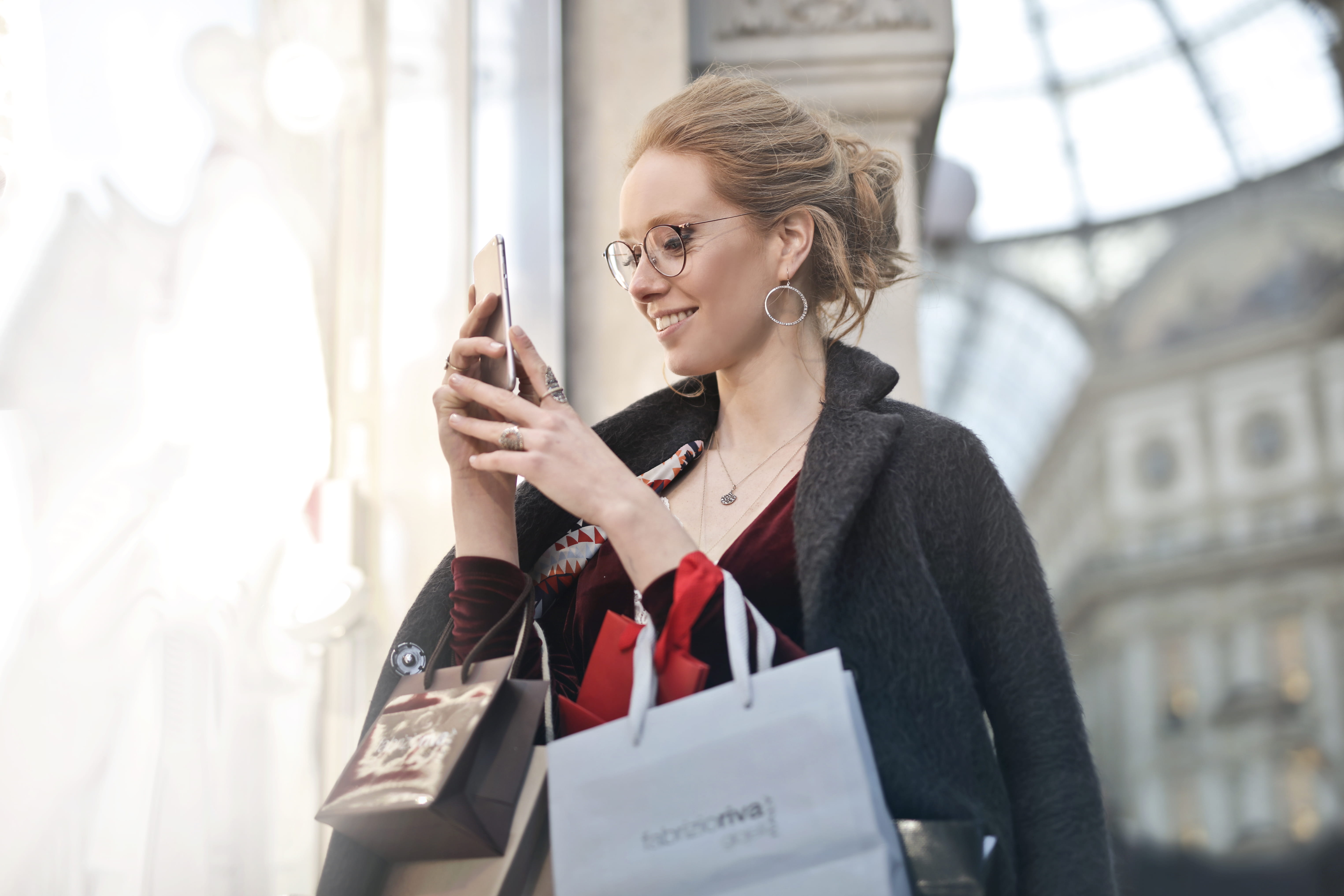 standing, smartphone, blond hair, focus on foreground, hands, emotion, wireless, communication, cellular telephone, modern, mobile phone, fashion, cellphone, HD Wallpaper