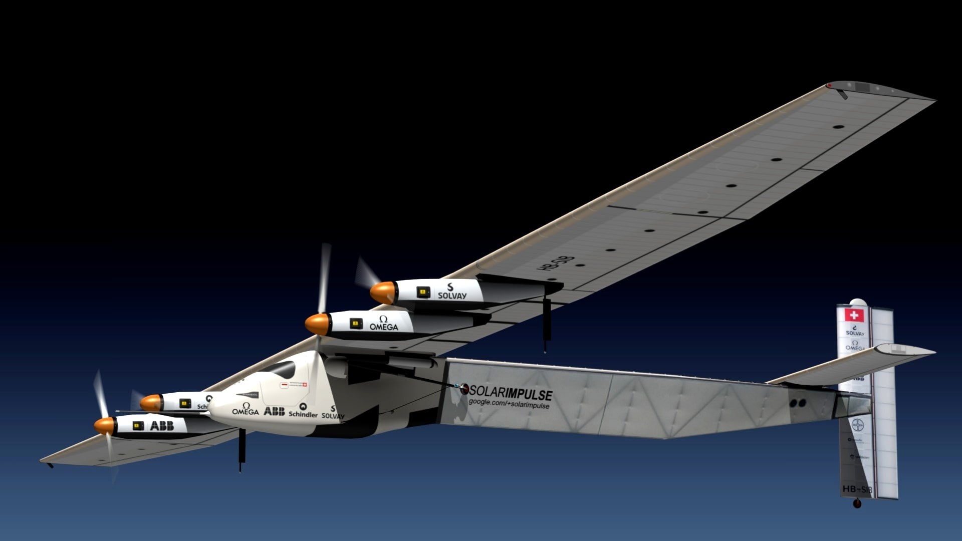 due, fly, 1080P, the plane, Solar Impulse 2, the energy of the Sun, able, HD Wallpaper