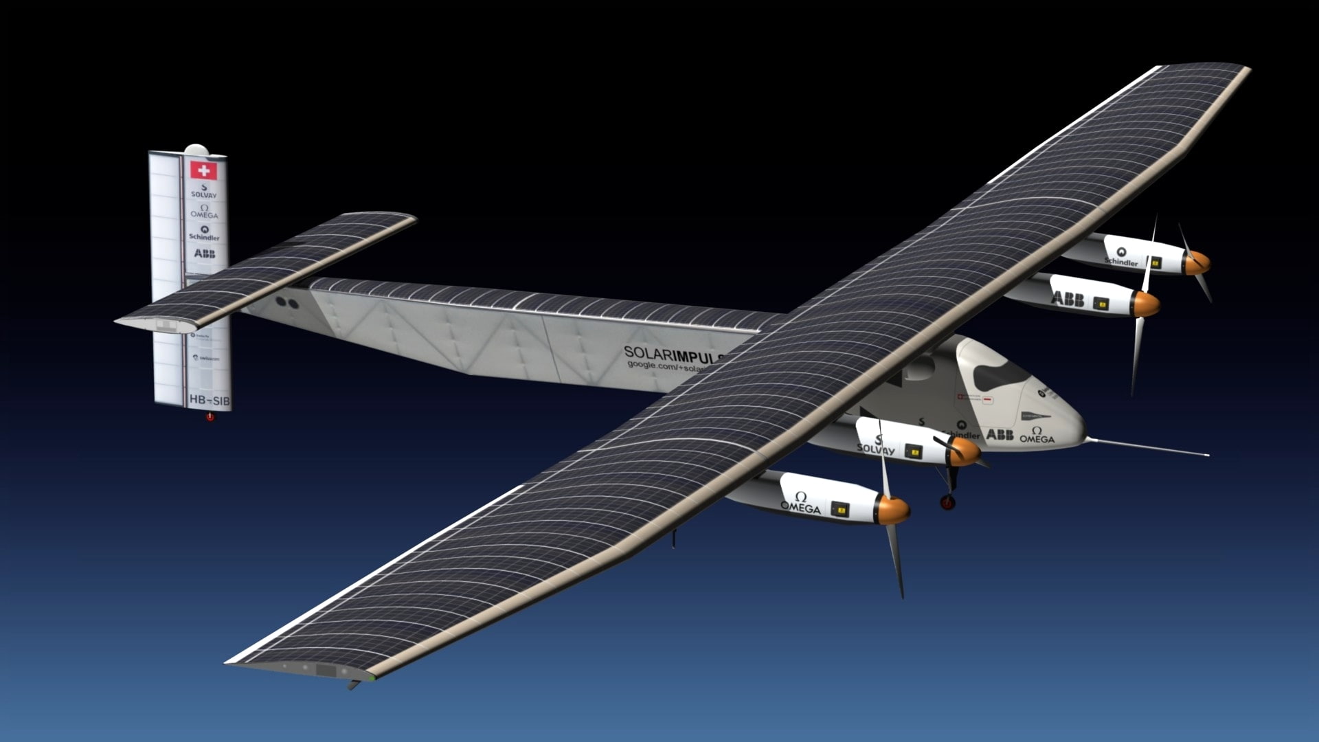 able, 1080P, the plane, due, the energy of the Sun, fly, Solar Impulse 2, HD Wallpaper