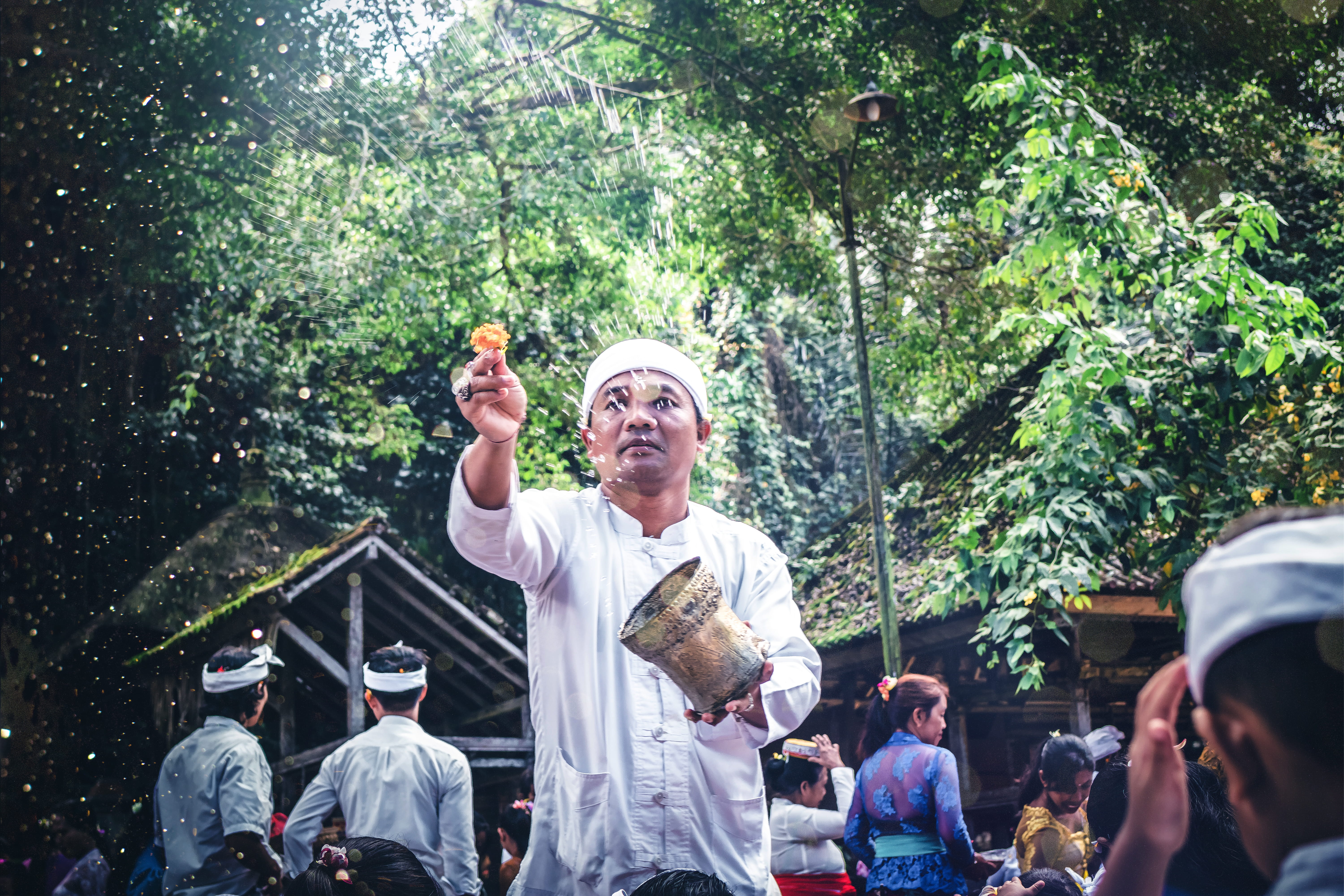 traditional, day, performance, travel, worship, real people, people, praying, spiritual, sacrifice, outdoors, leisure activity, men, group of people, indonesia, HD Wallpaper