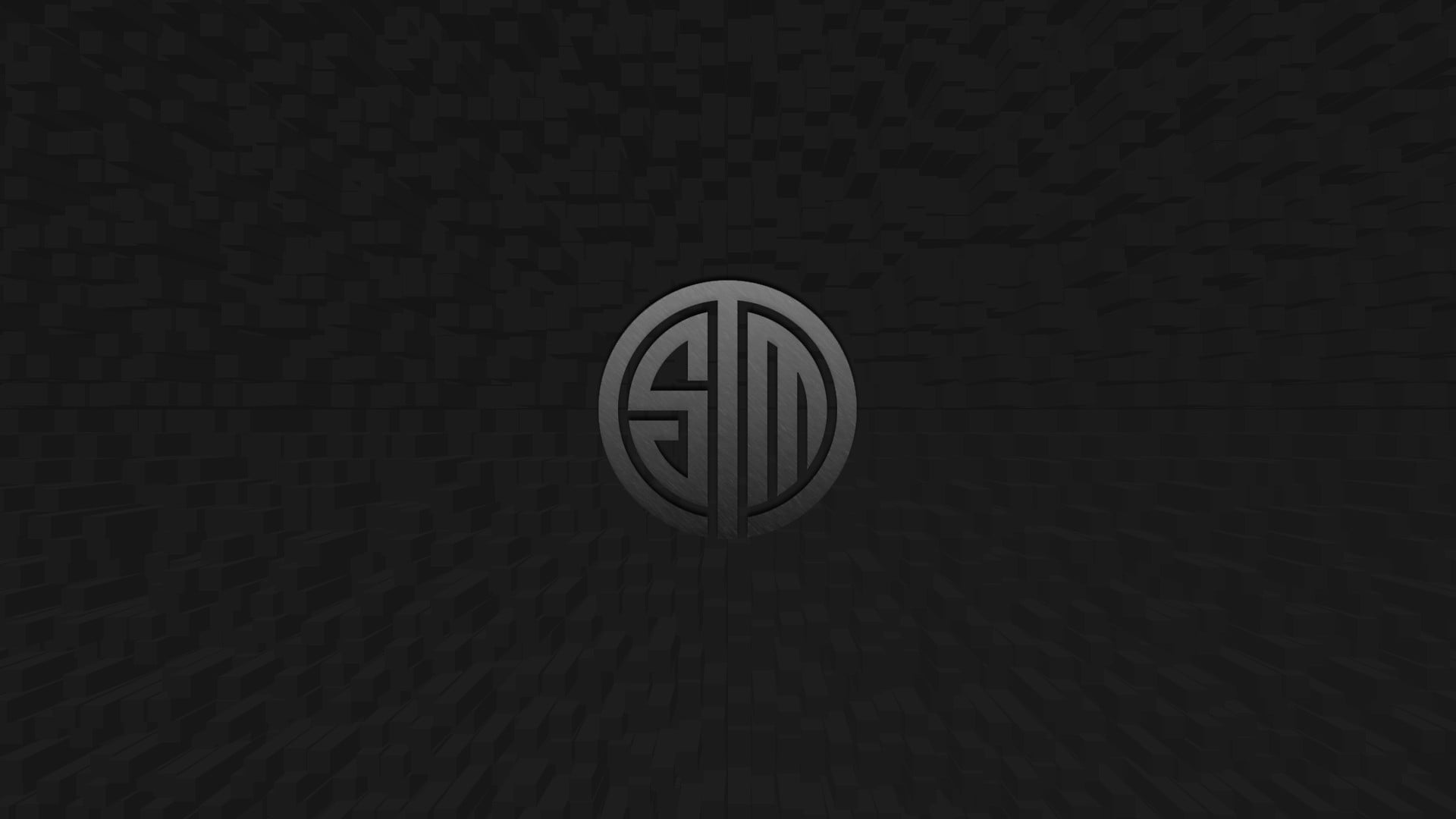 gray, wood - material, still life, pattern, wall - building feature, e-sports, wall, dark, circle, round, no people, close-up, Team Solomid, text, textured, HD Wallpaper