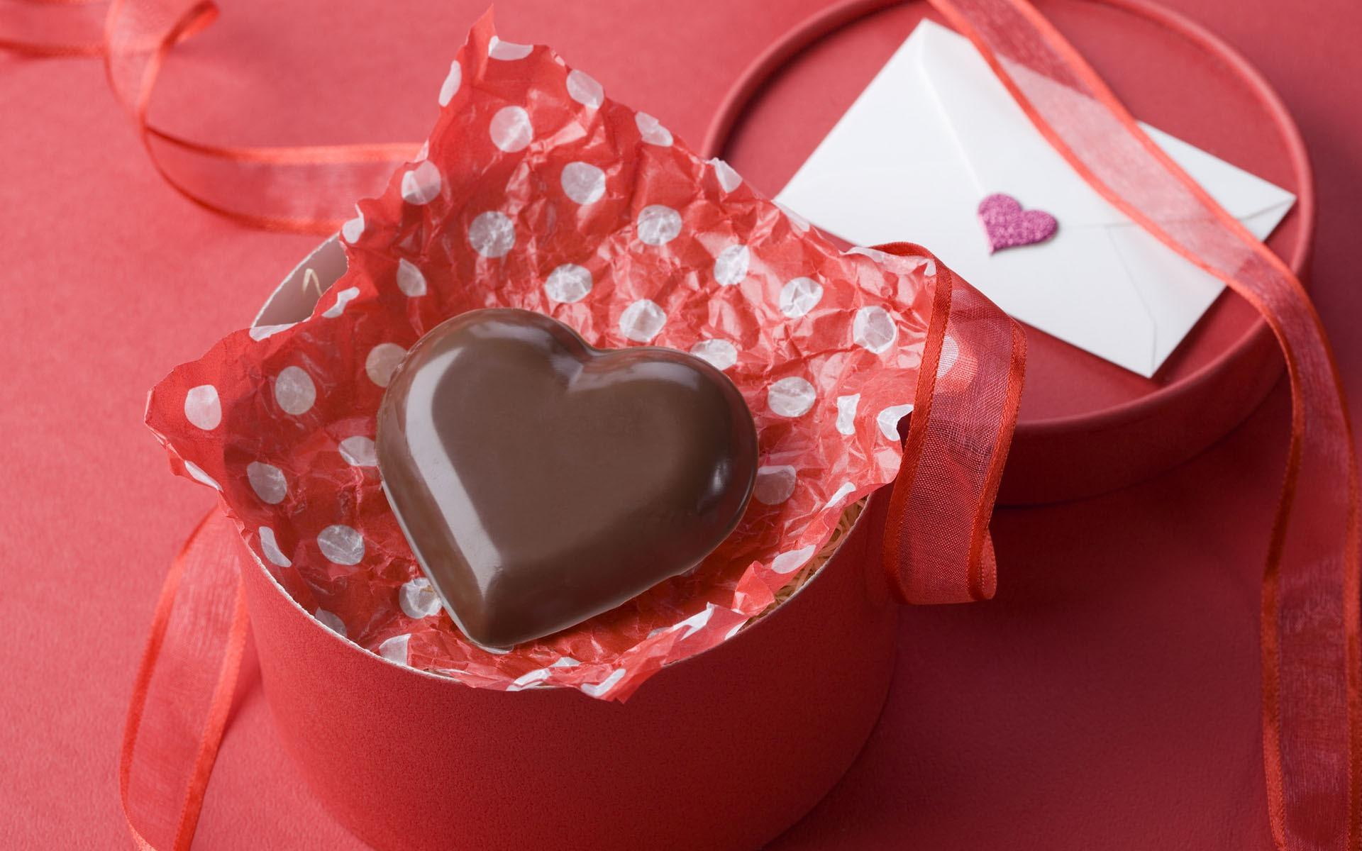 3d and abstract, love, heart, valentine day, romance, sweet, 1080P, chocolate, tooths, HD Wallpaper