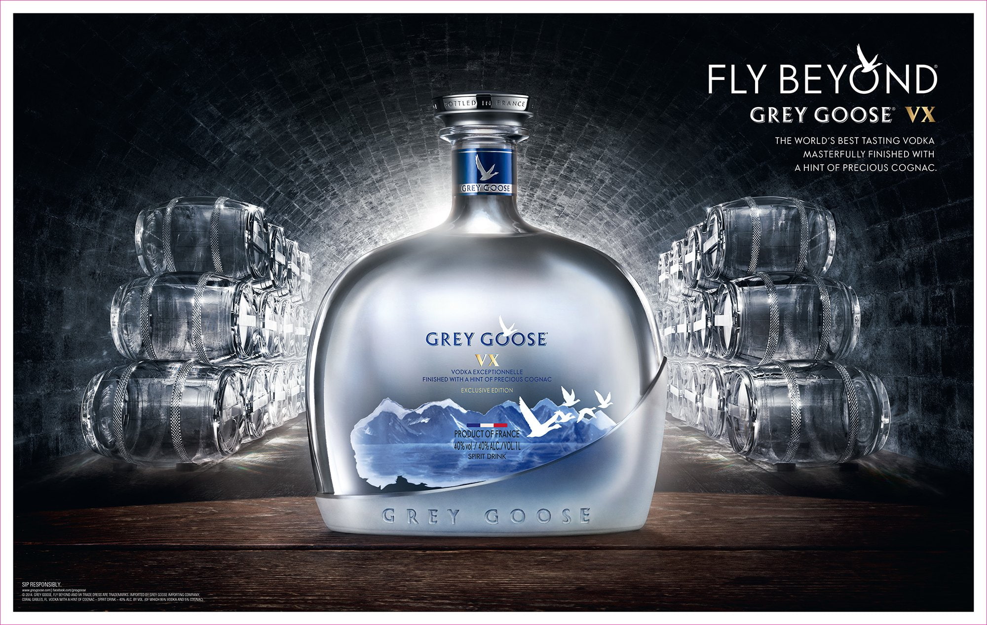 vodka, goose, grey, 1080P, alcohol, HD Wallpaper