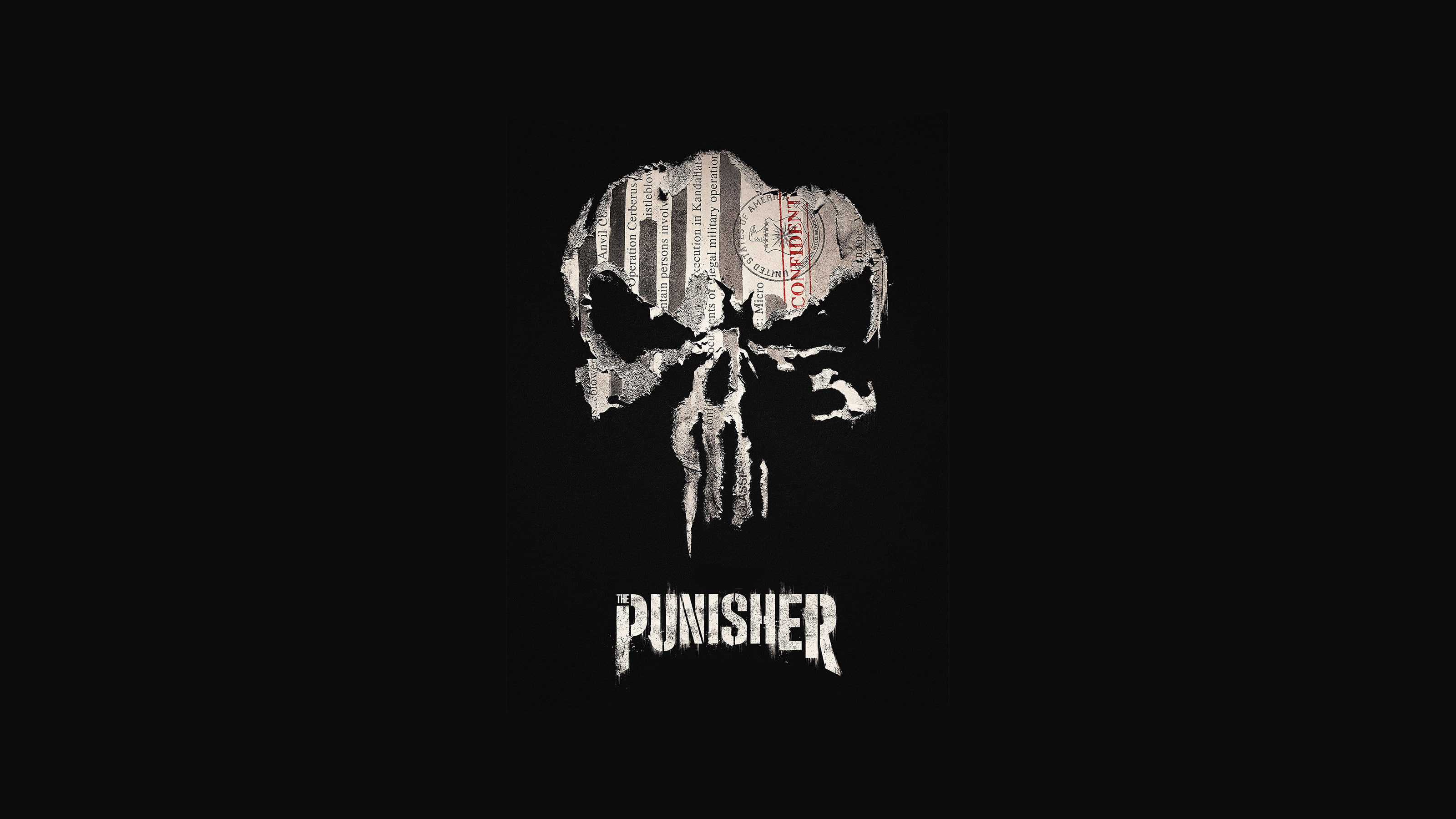 Punisher, Logo, 2K, HD, Marvel Comics, HD Wallpaper