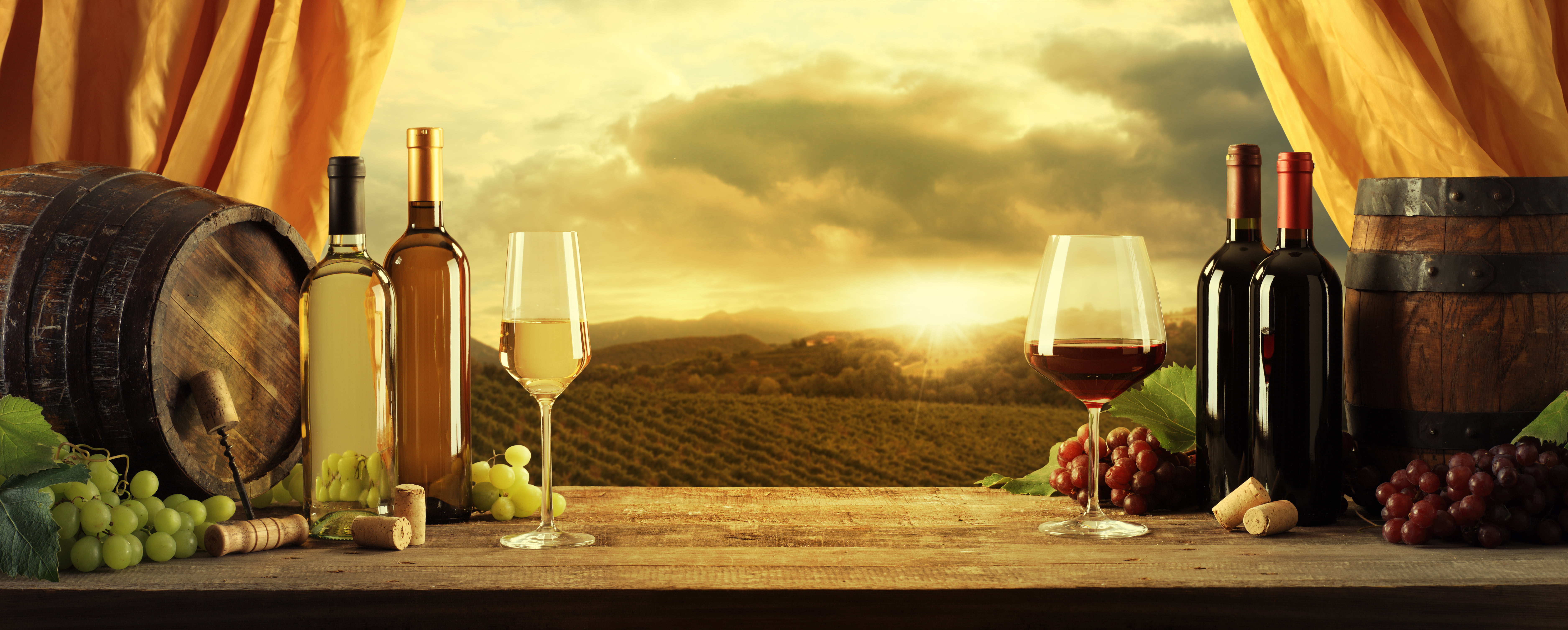 snack, merlot Grape, refreshment, food And Drink, celebration, tasting, red, table, liquid, grape, wine, 5K, glasses, food, dinner, still life, barrels, HD Wallpaper