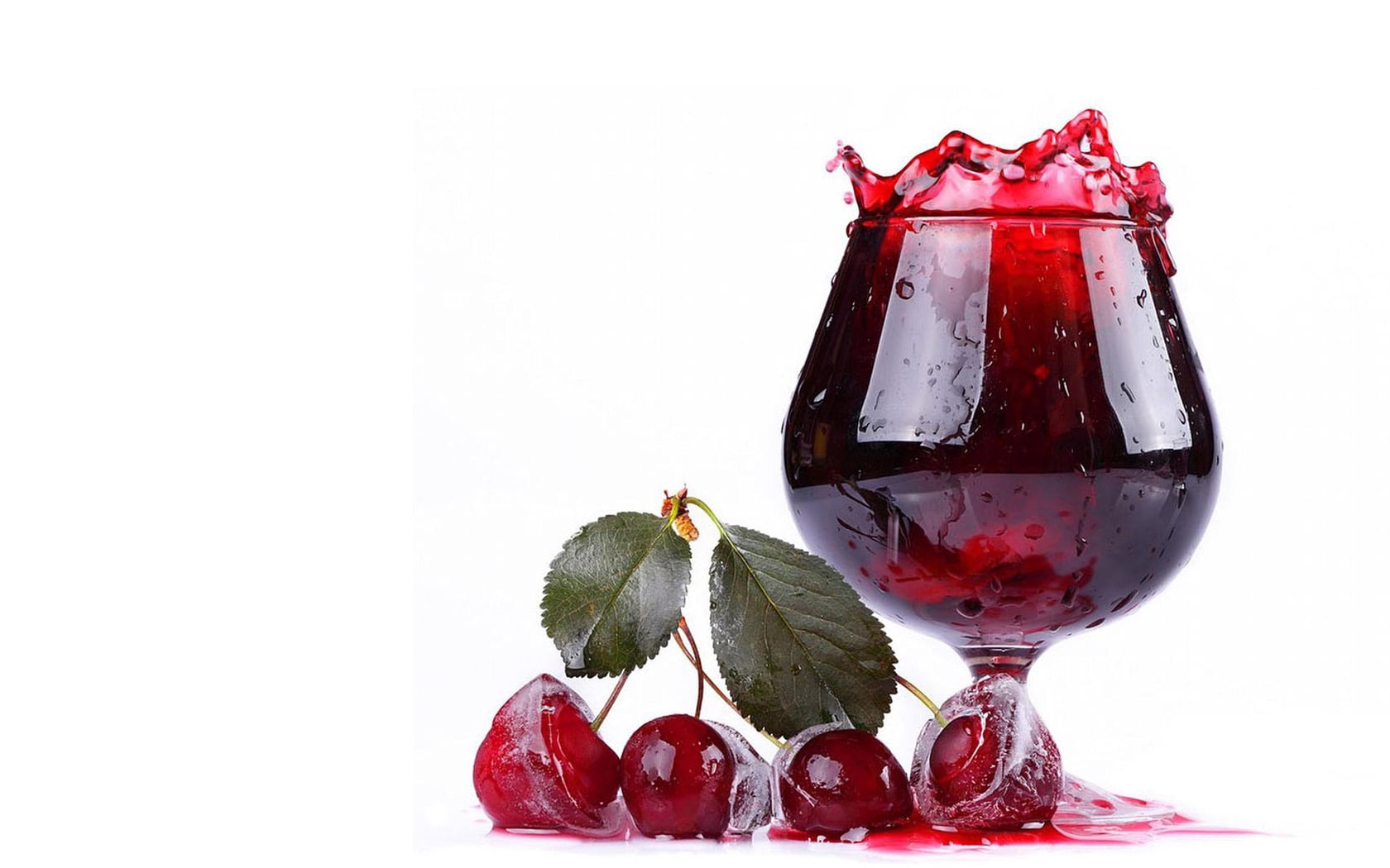 liquid, cherry, glass - Material, freshness, refreshment, white, nature, leaf, drop, pouring, 720P, isolated, wineglass, glass, close-up, gourmet, indoors, HD Wallpaper