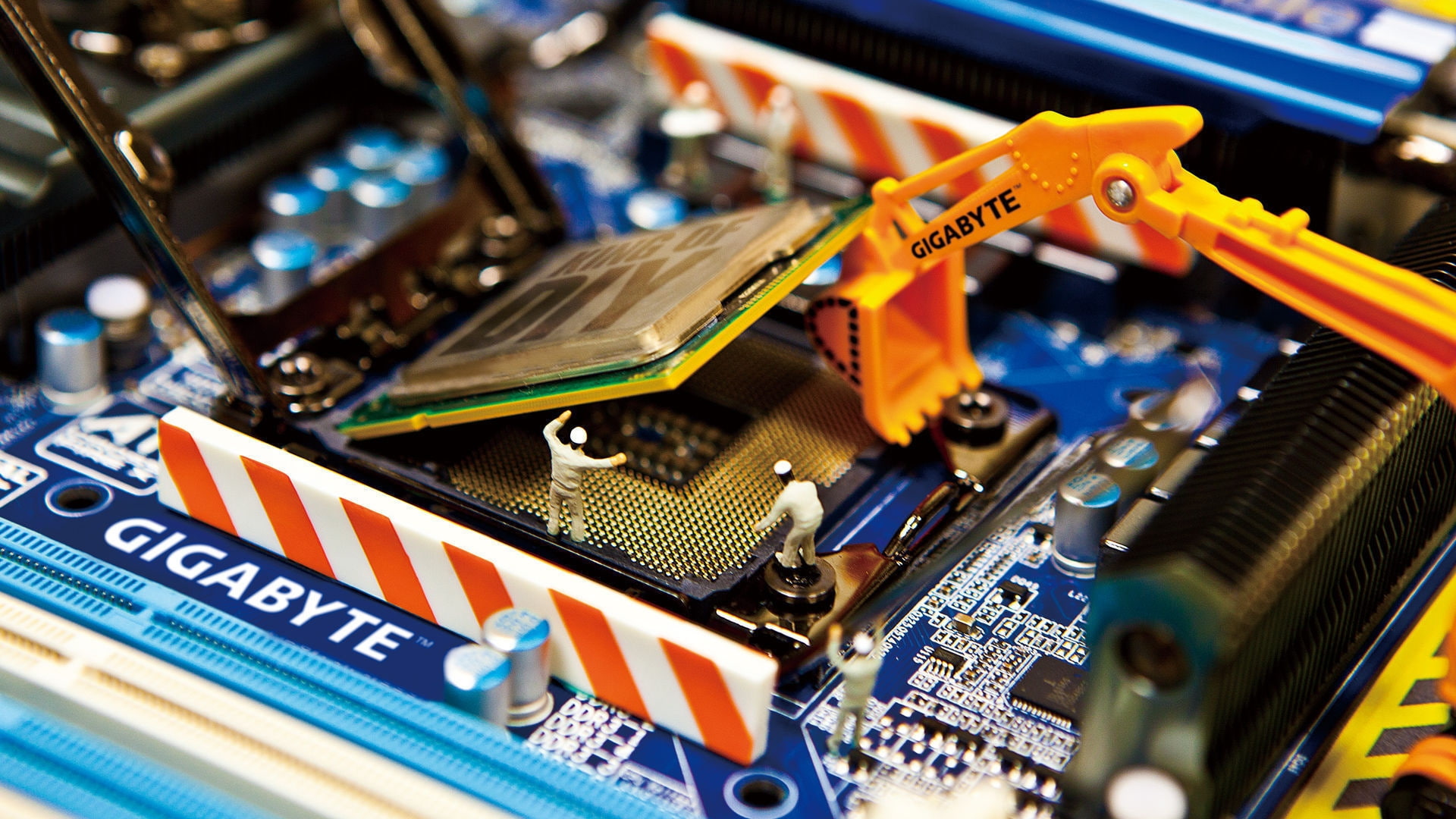 1080P, motherboard, installing, gigabyte, HD Wallpaper