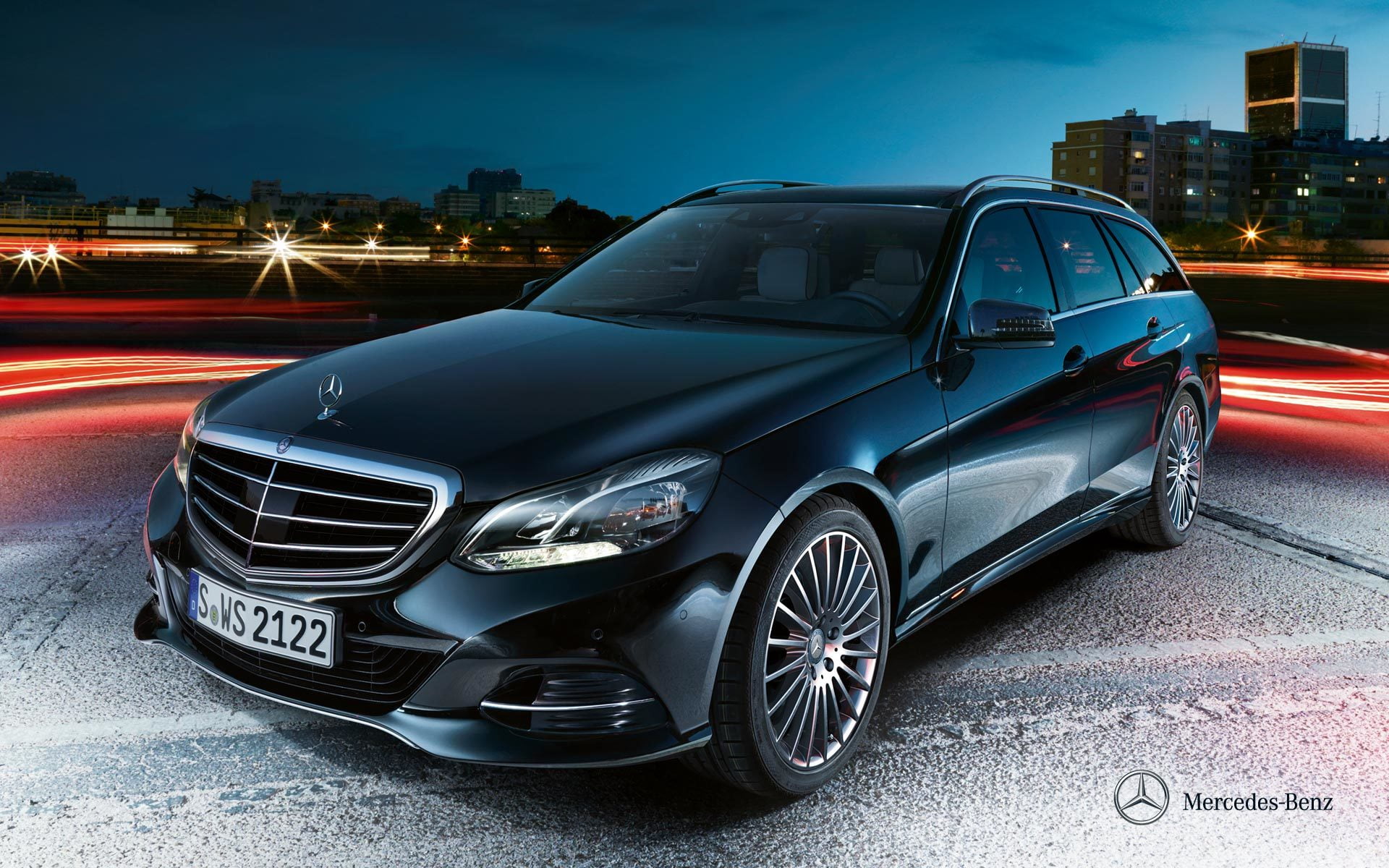 car, city, built structure, motor vehicle, headlight, Estate, architecture, luxury, 1080P, universal, street, 2012, night, no people, motion, transportation, HD Wallpaper