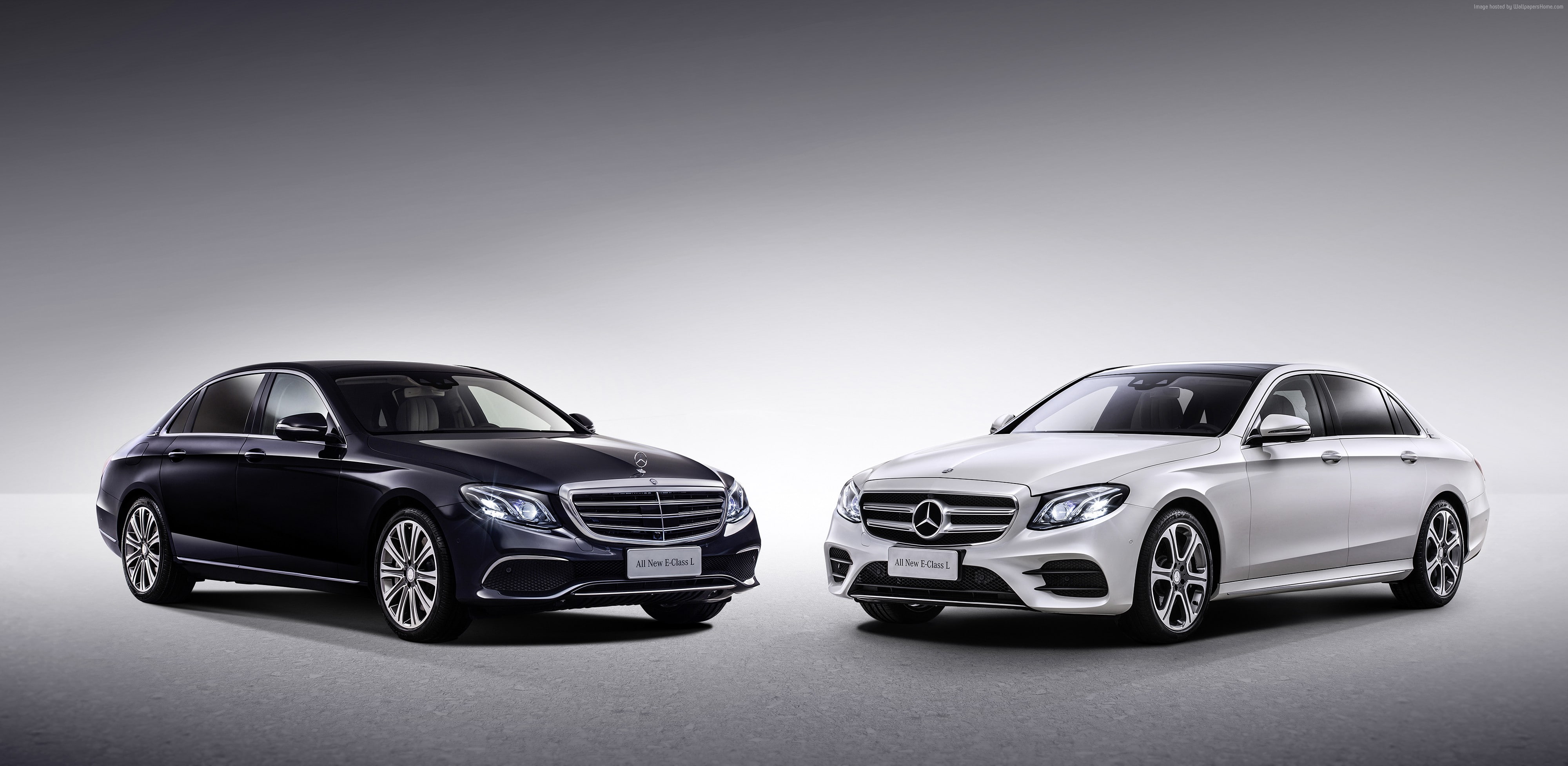 Auto China 2016, Mercedes-Benz E 320 L Exclusive Line, sedan, e class, 4K, 4MATIC, Beijing Motor Show 2016, HD Wallpaper