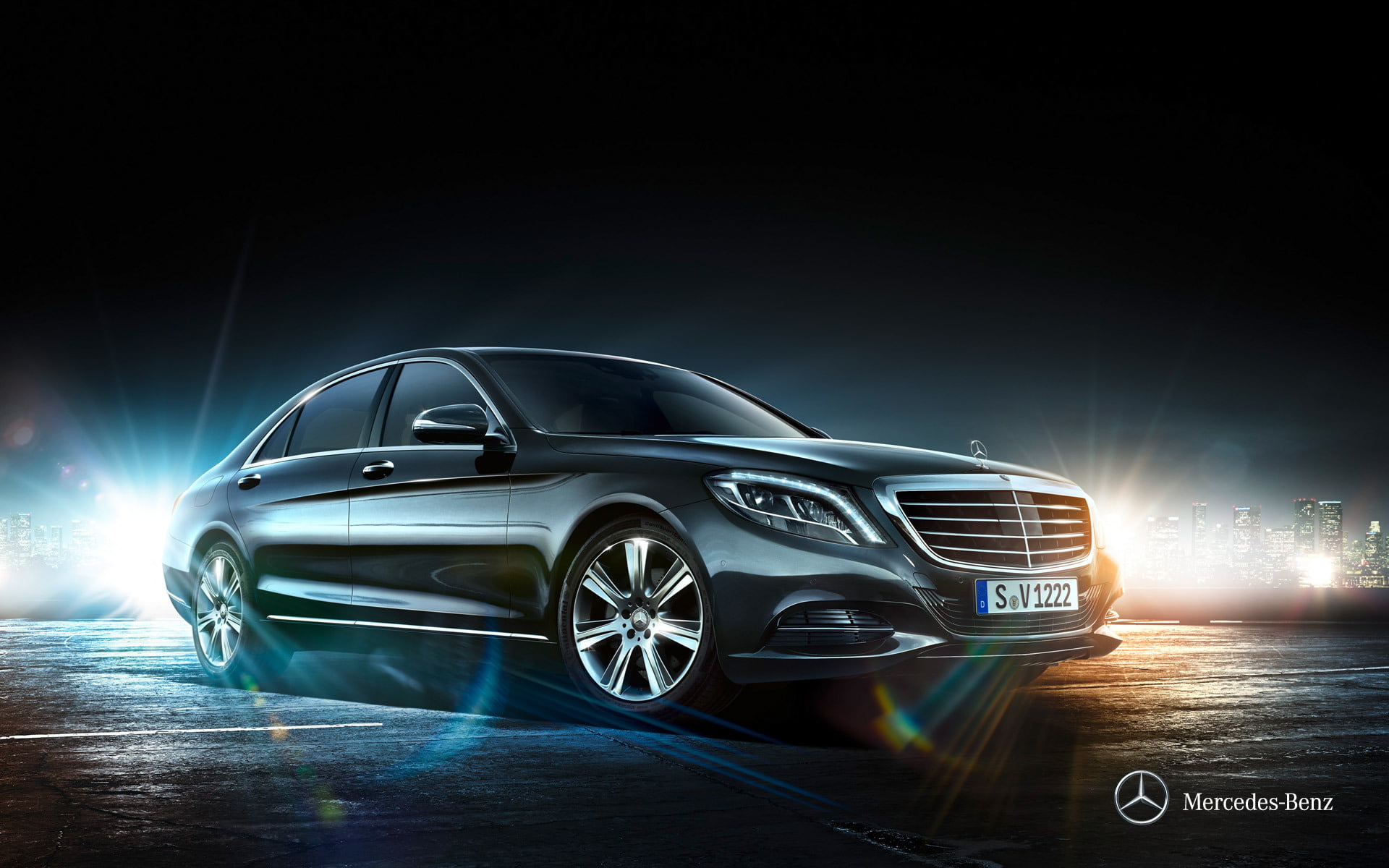 black, luxury, sport, reflection, motor Vehicle, land Vehicle, Mercedes, fuel and Power Generation, concept Car, road trip, car, blurred motion, speed, HD Wallpaper