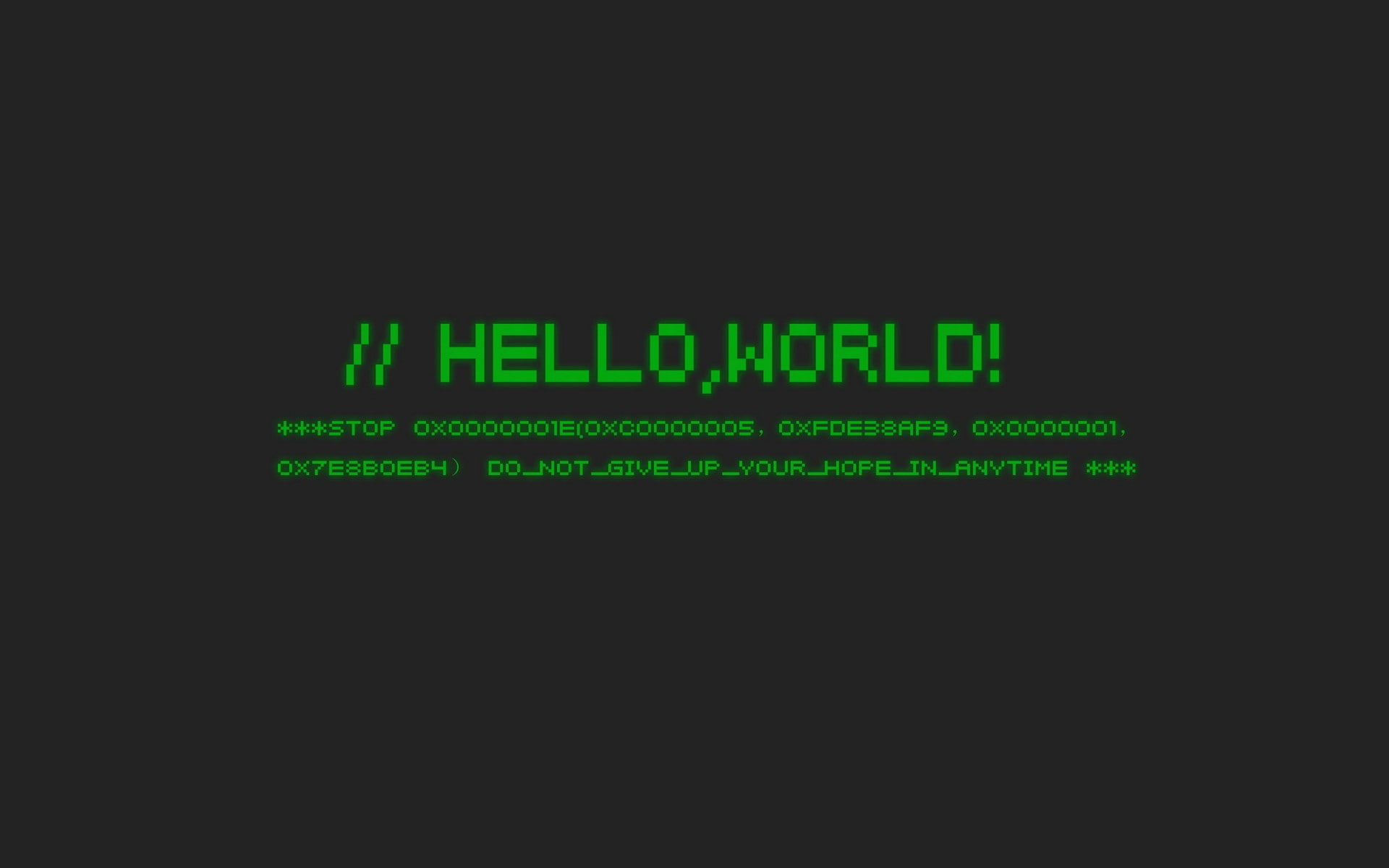 1080P, code, minimalism, HD Wallpaper