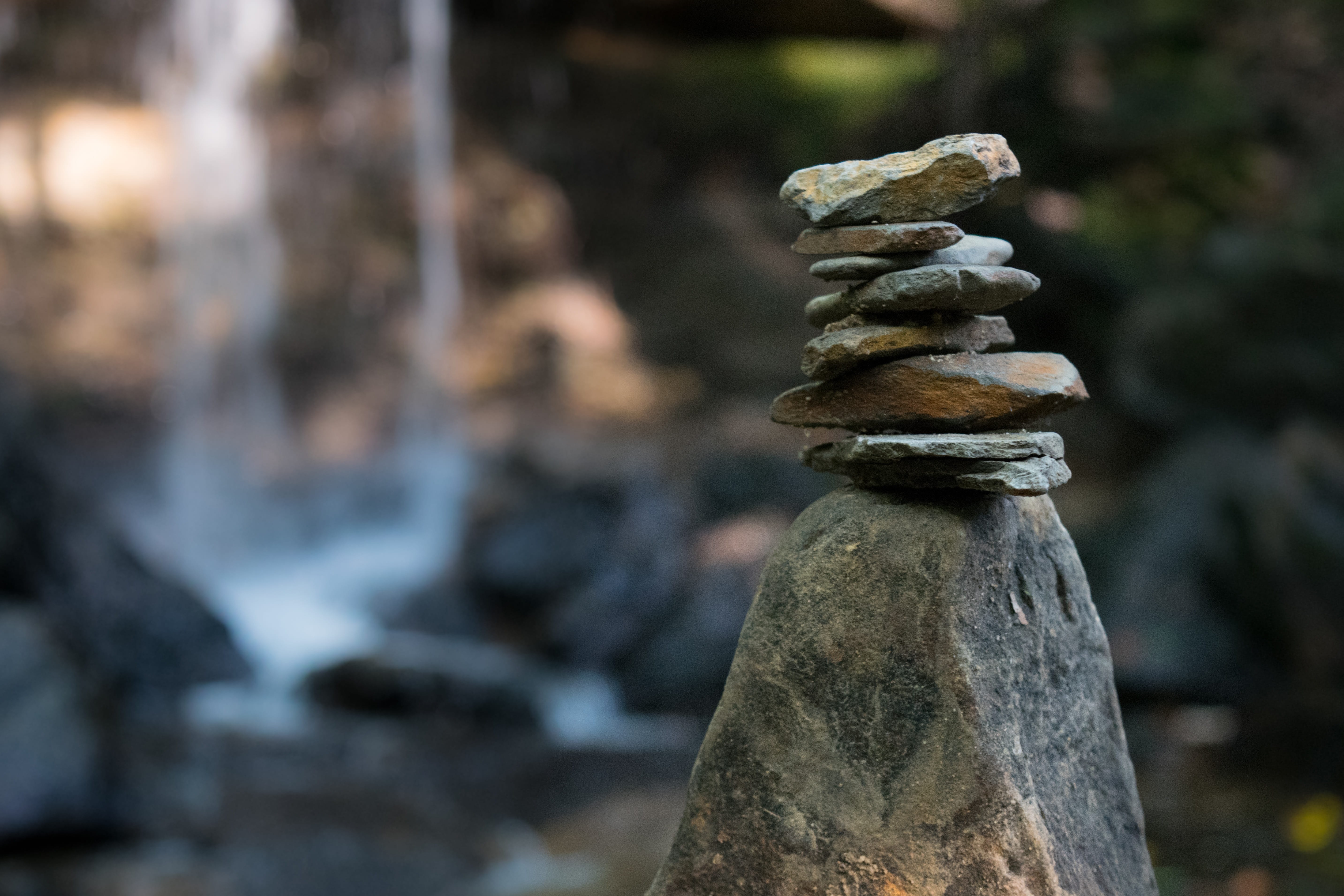 textured, 5K, stone - object, hiking, nature, no people, outdoors, rocks, land, metal, rock, tree, old, stack, rock - object, focus on foreground, selective focus, HD Wallpaper