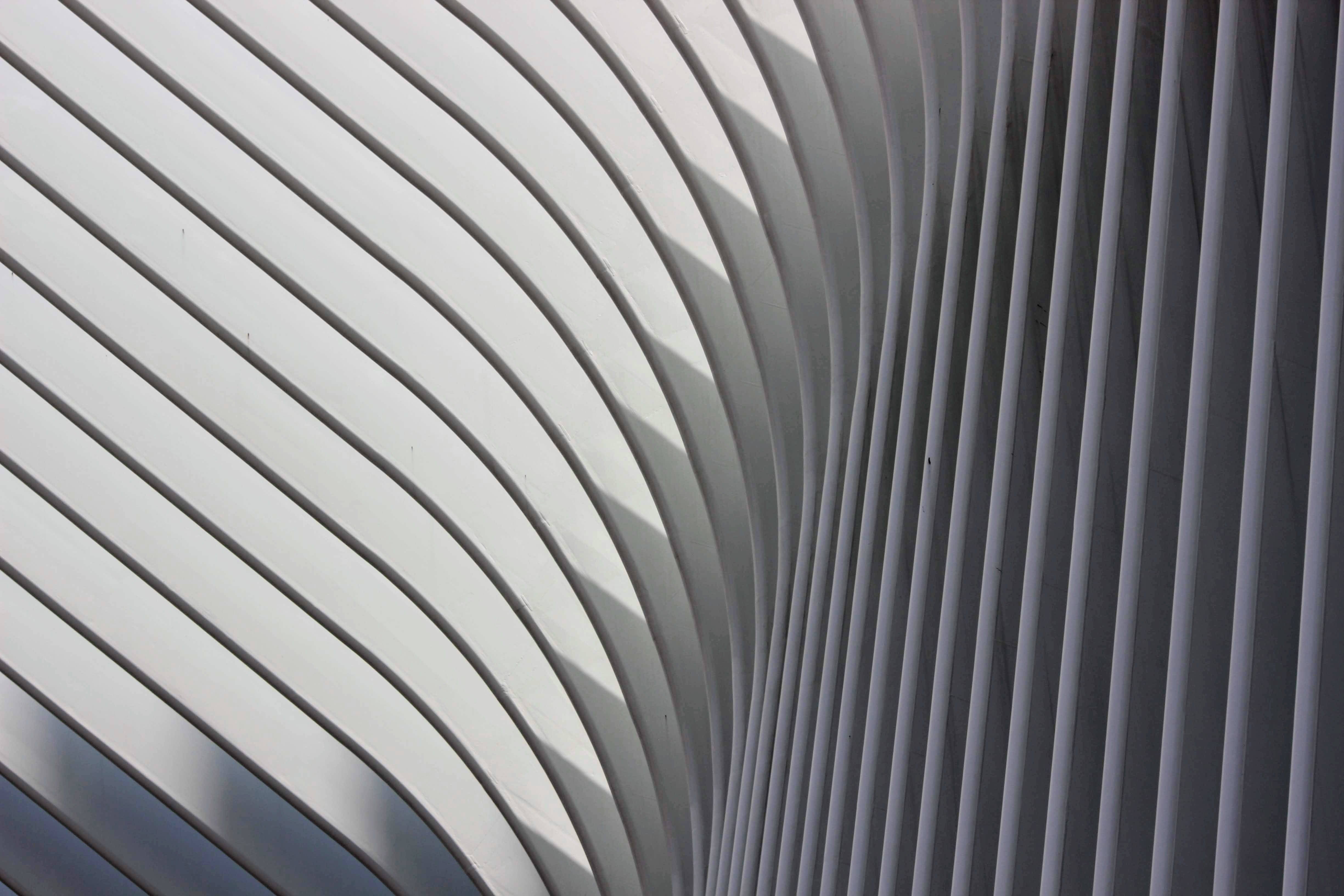 light, iron, design, metal, office building, background, backgrounds, in a row, corrugated, pipe - tube, abstract, curve, urban, architecture, indoors, HD Wallpaper