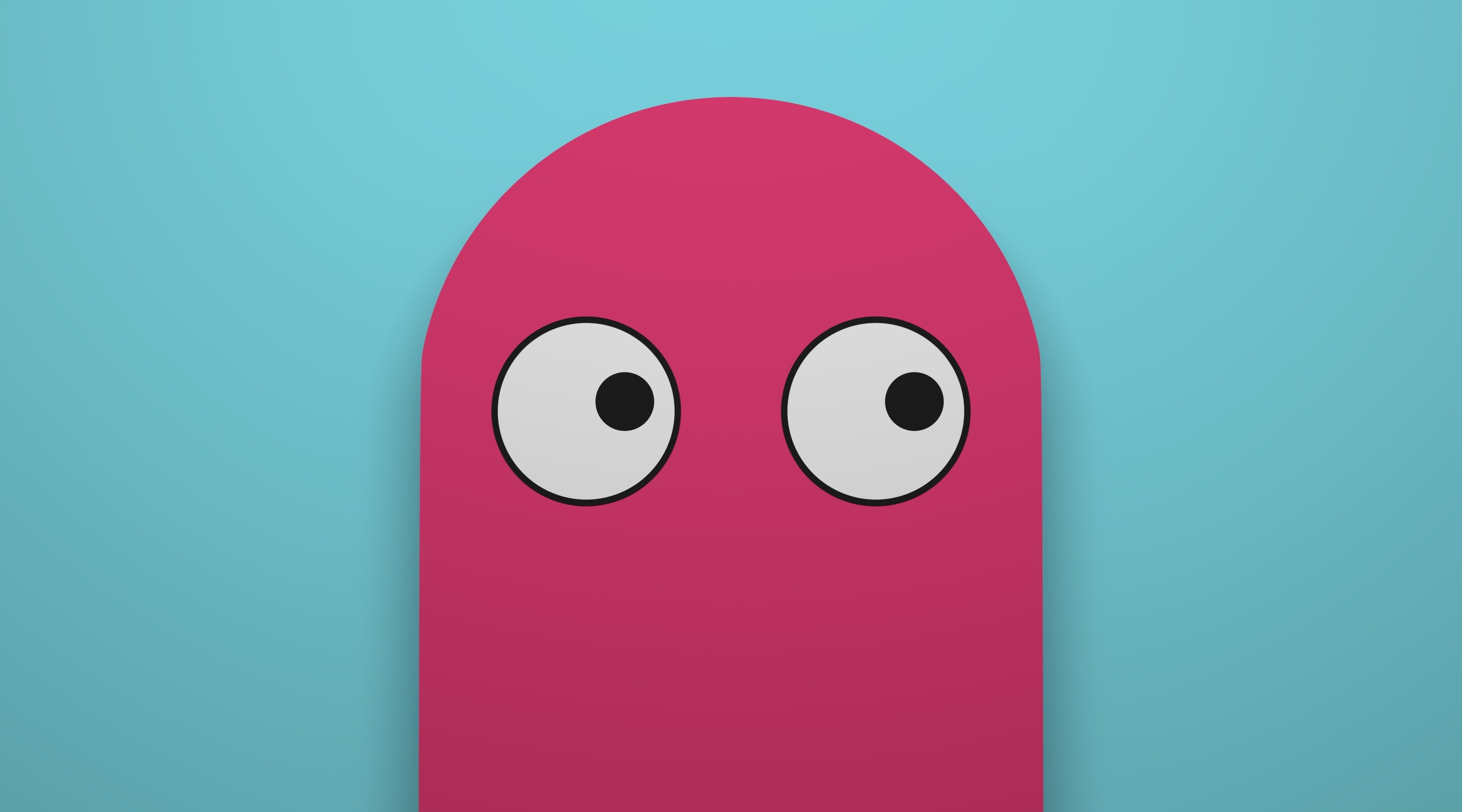 illustration, spook, cartoons, close-up, copy space, edothekid, blender, eyes, communication, round, 3d, creativity, studio shot, red, digital composite, HD Wallpaper