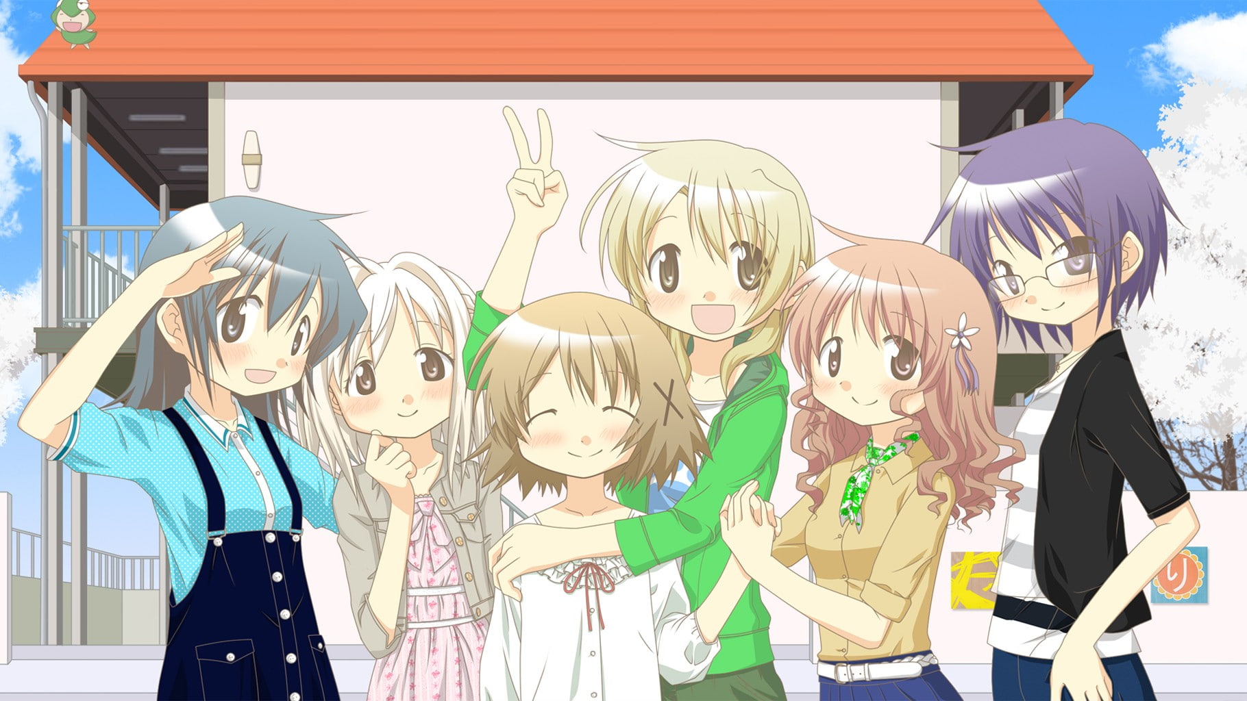 Hidamari Sketch, 720P, anime, HD Wallpaper