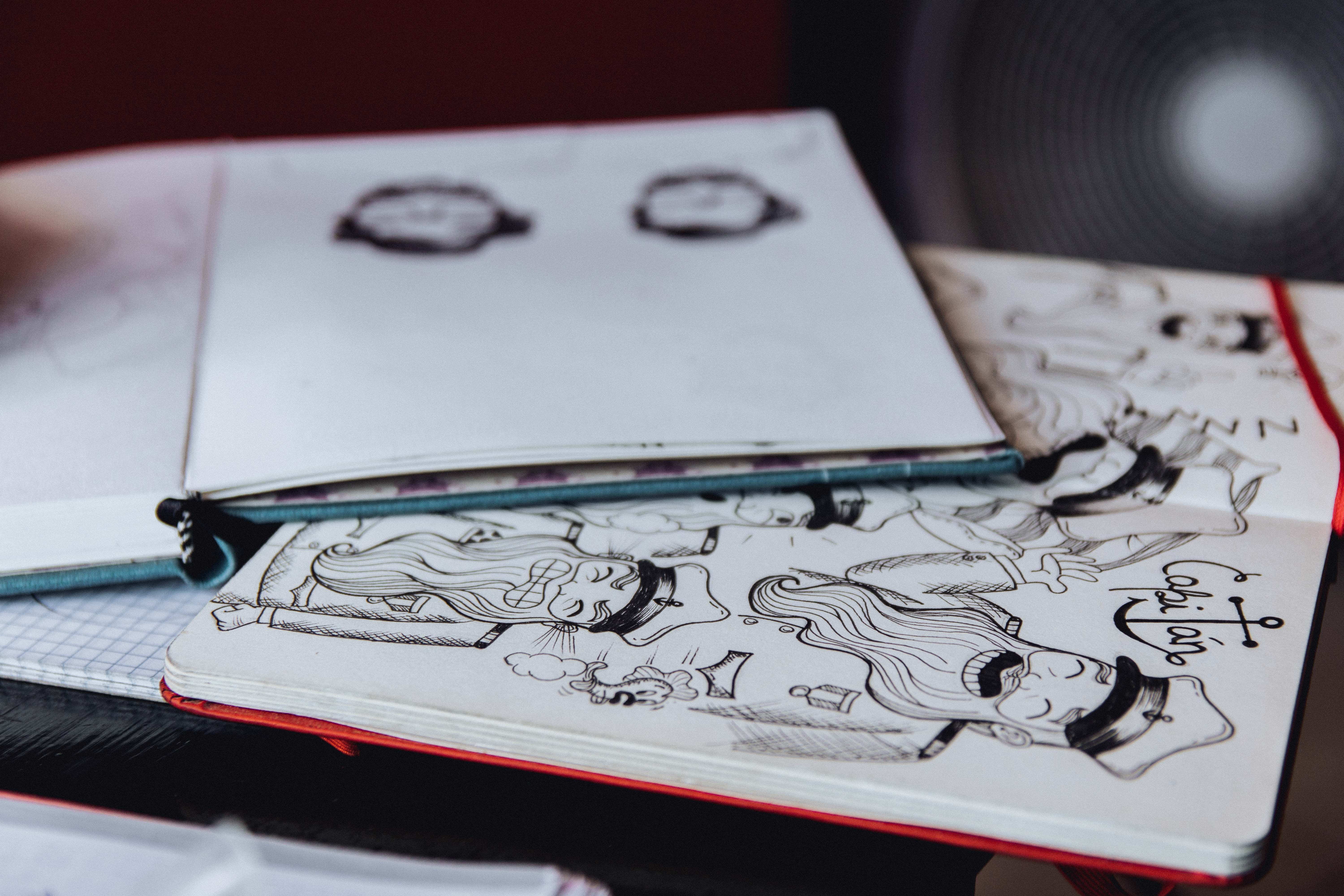 craft, captain, book, indoors, education, table, drawing, drawing - art product, focus, pad, draw, jose jimenez, canon, no people, activity, close-up, illustrate, HD Wallpaper