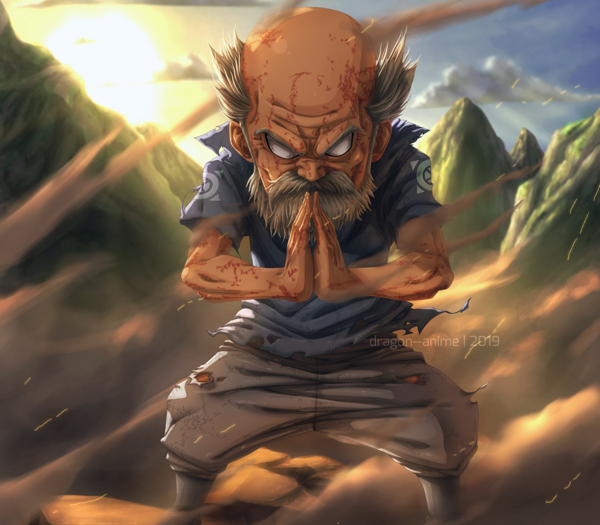 Fairy Tail, 1080P, Makarov Dreyar, Anime, HD Wallpaper