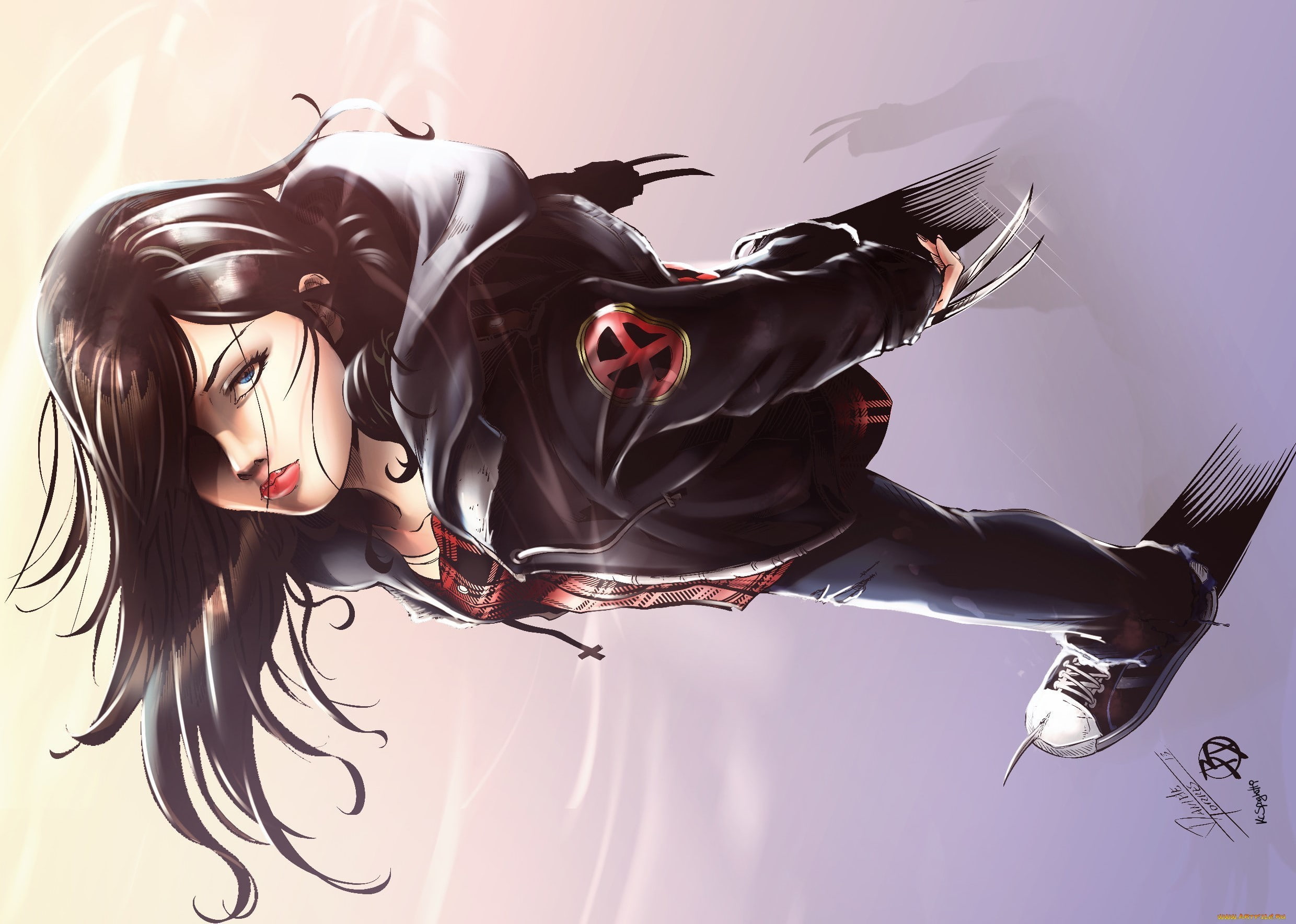 1080P, artwork, X-Men, X-23, HD Wallpaper