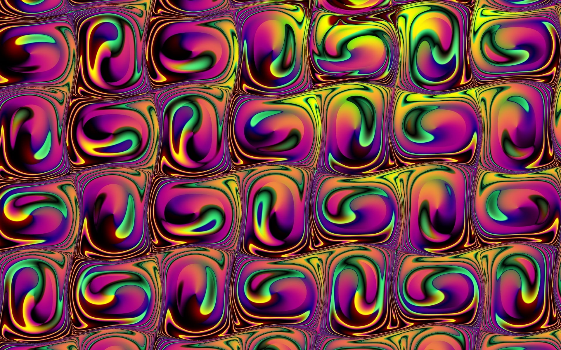 backgrounds, design, colors, bright, in a row, black Color, digitally Generated Image, arrangement, light - Natural Phenomenon, psychadelic, shiny, vibrant Color, HD Wallpaper