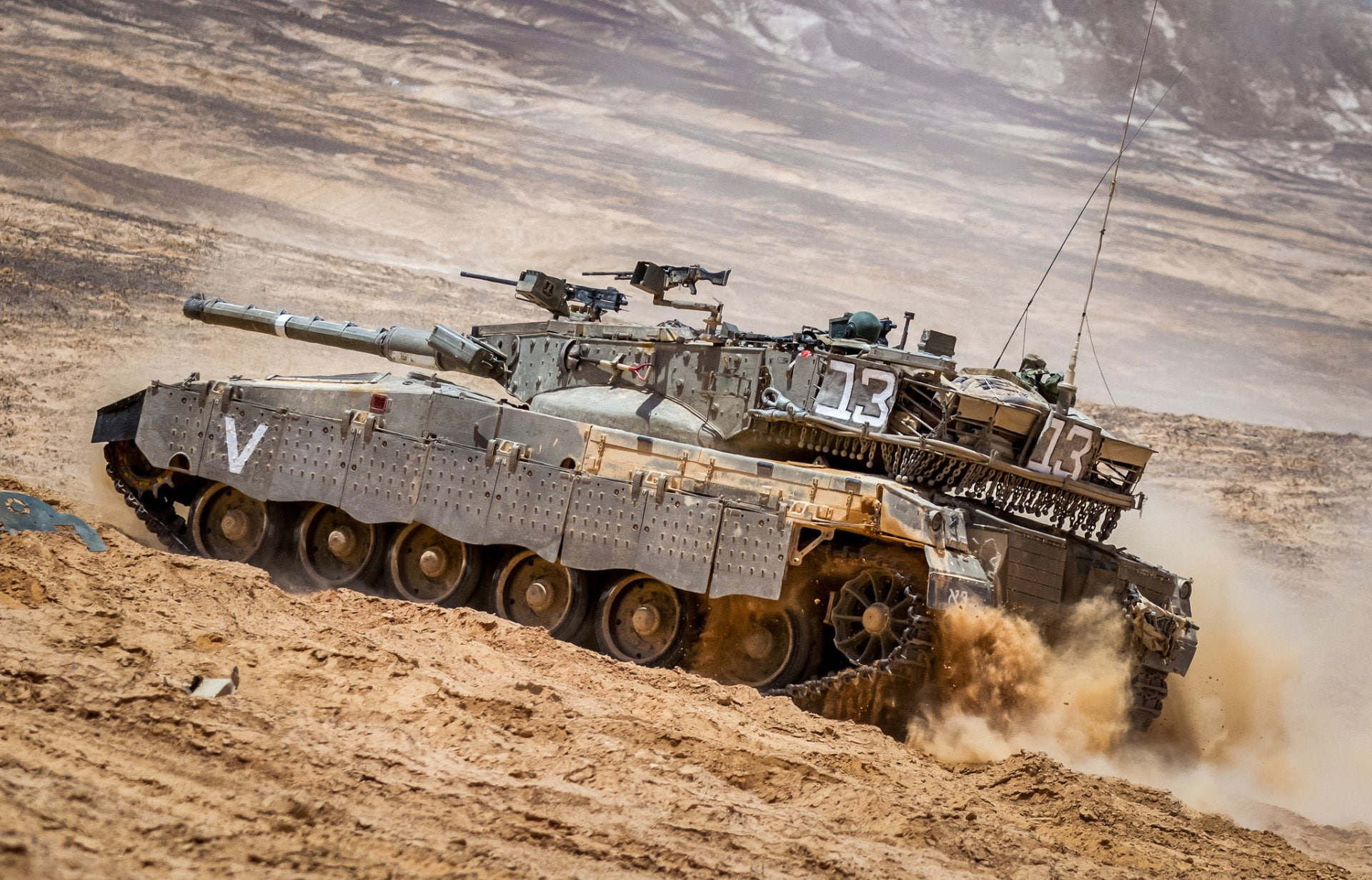 Tanks, 1080P, Merkava, HD Wallpaper