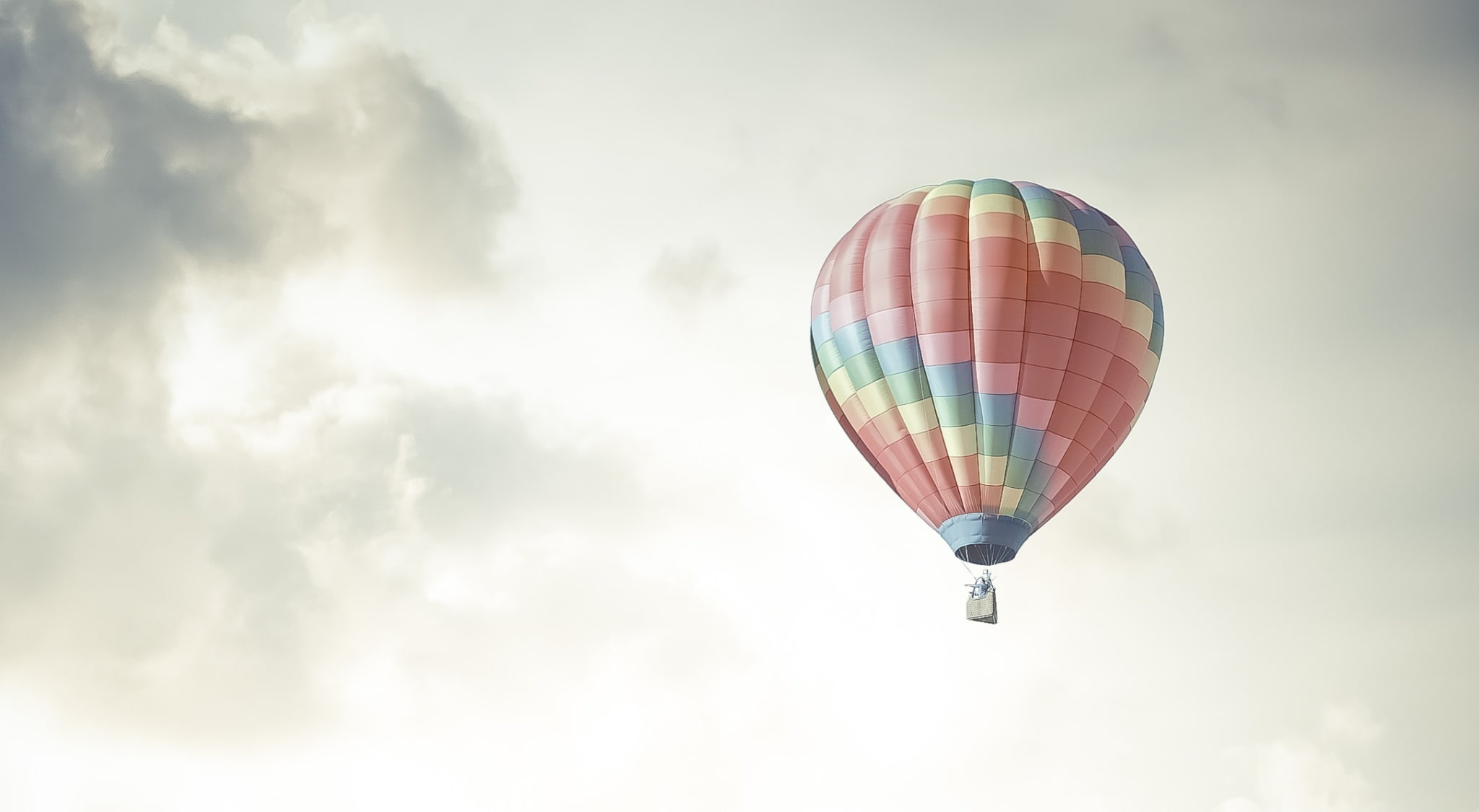 Discovery, Colorful, wind, mid-air, Travel, cloud - sky, 1080P, sigma, Balloon, Outdoors, Adventure, transportation, excitement, air vehicle, Explore, HD Wallpaper